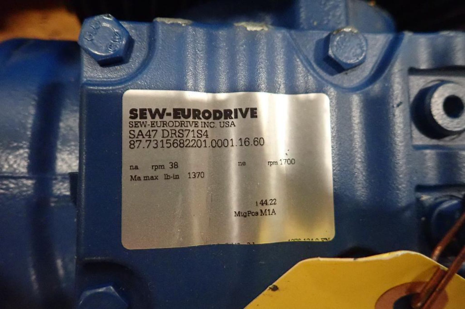 Pallet of electric motors, cores, gearboxes. (See photos for additional specs). **Rigging Fee: $35** - Image 23 of 68