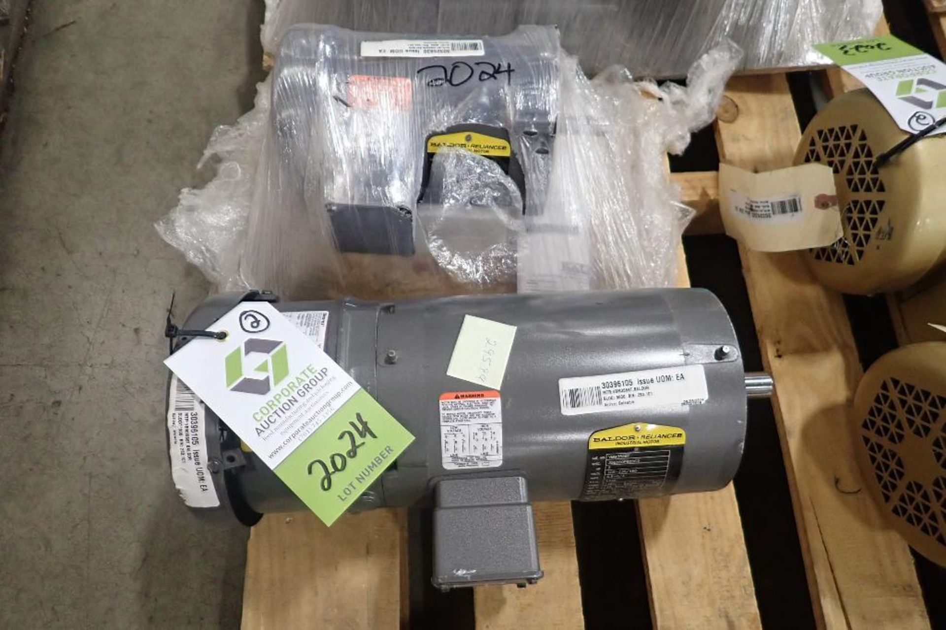 (2) Baldor electric motors, 0.5 hp and 2 hp. (See photos for additional specs). **Rigging Fee: $25**