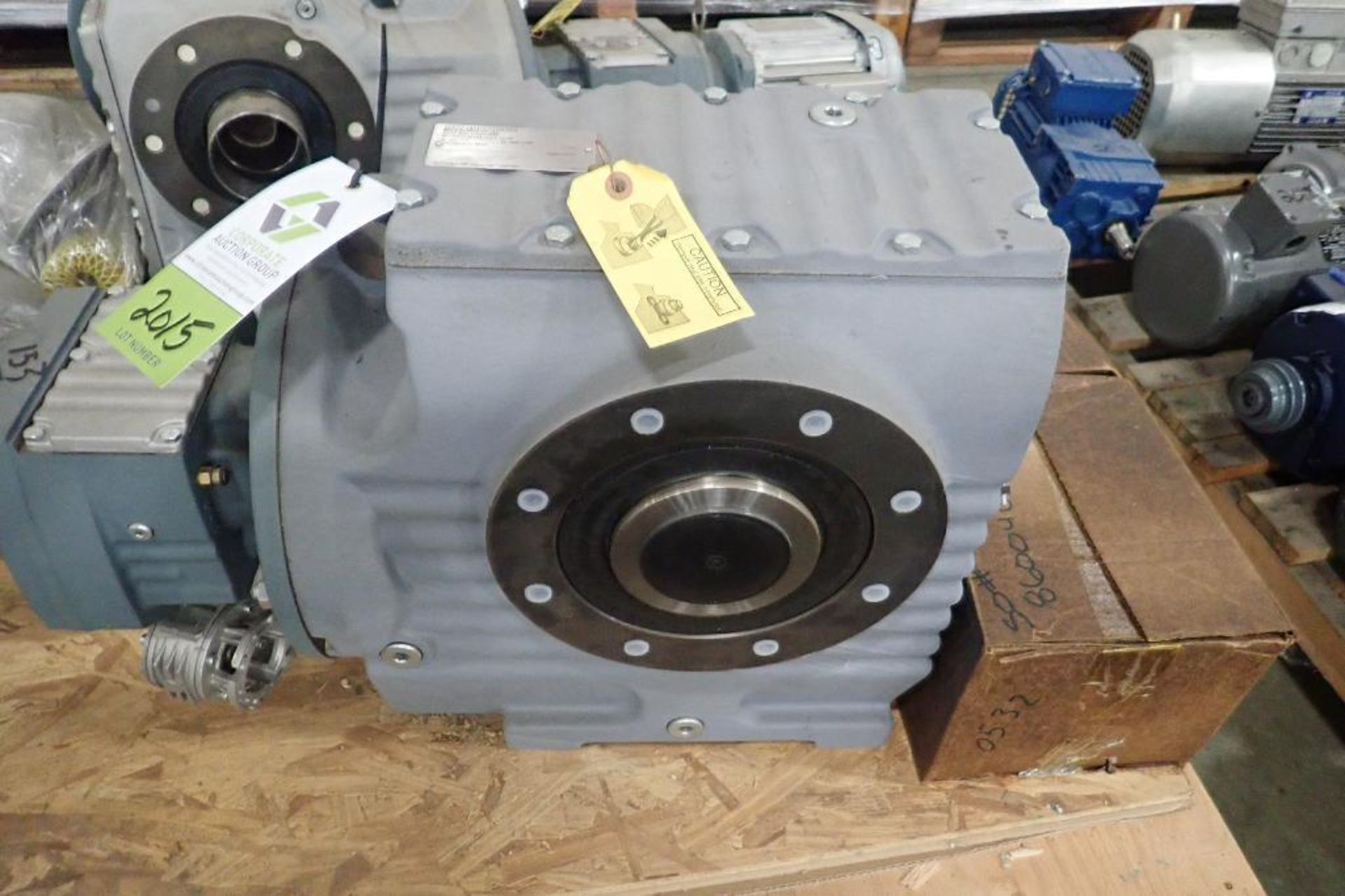 SEW 1.5 hp electric motor and gearbox. (See photos for additional specs). **Rigging Fee: $25** (Loca - Image 2 of 7