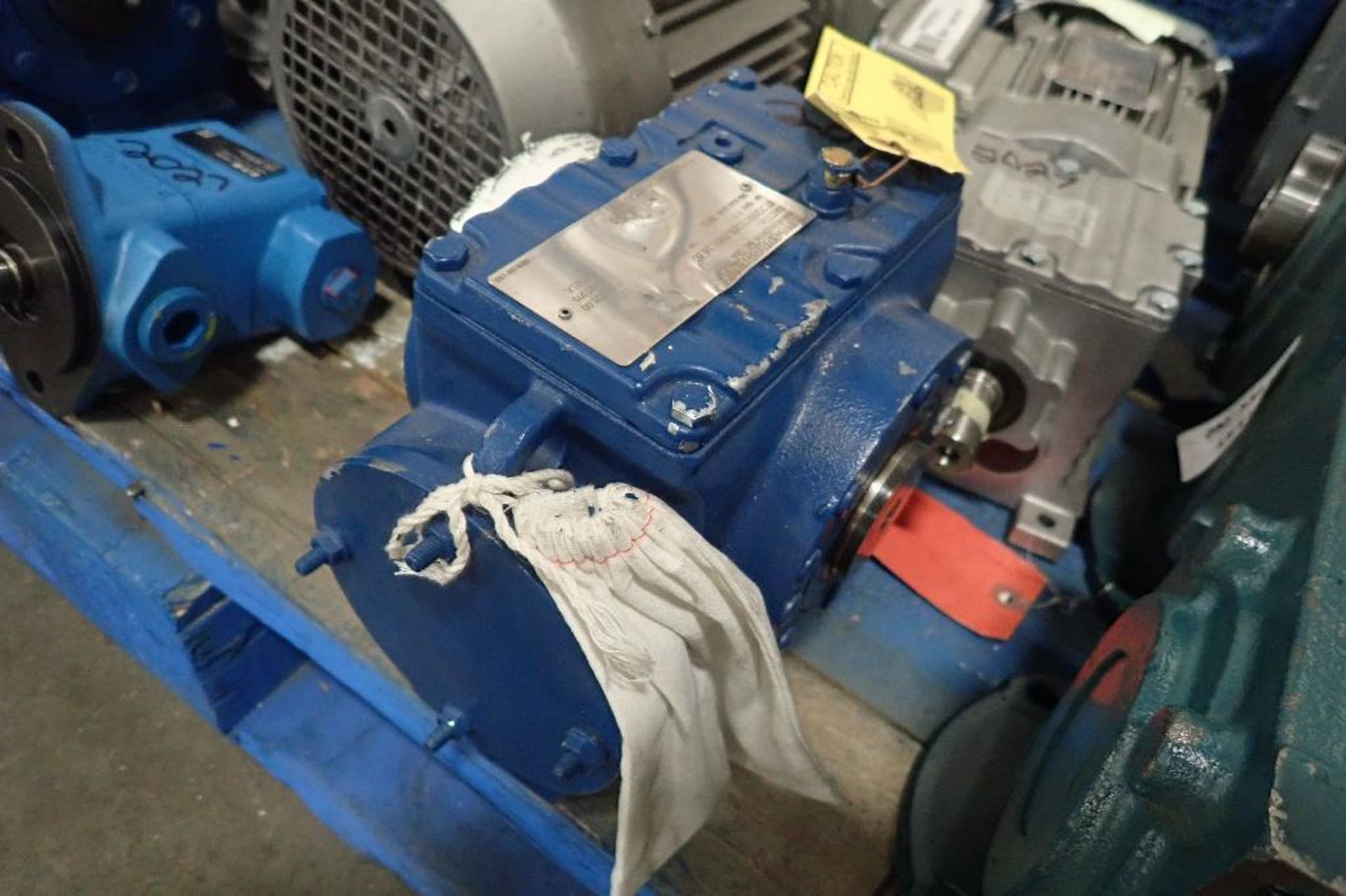 (11) assorted electric motors and gearboxes. (See photos for additional specs). **Rigging Fee: $25** - Image 35 of 44