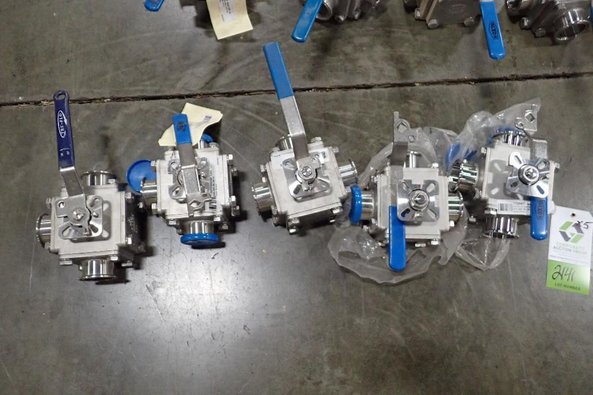 Dixon 2 in. SS 3-way ball valves (EACH). (See photos for additional specs). **Rigging Fee: $25** (Lo