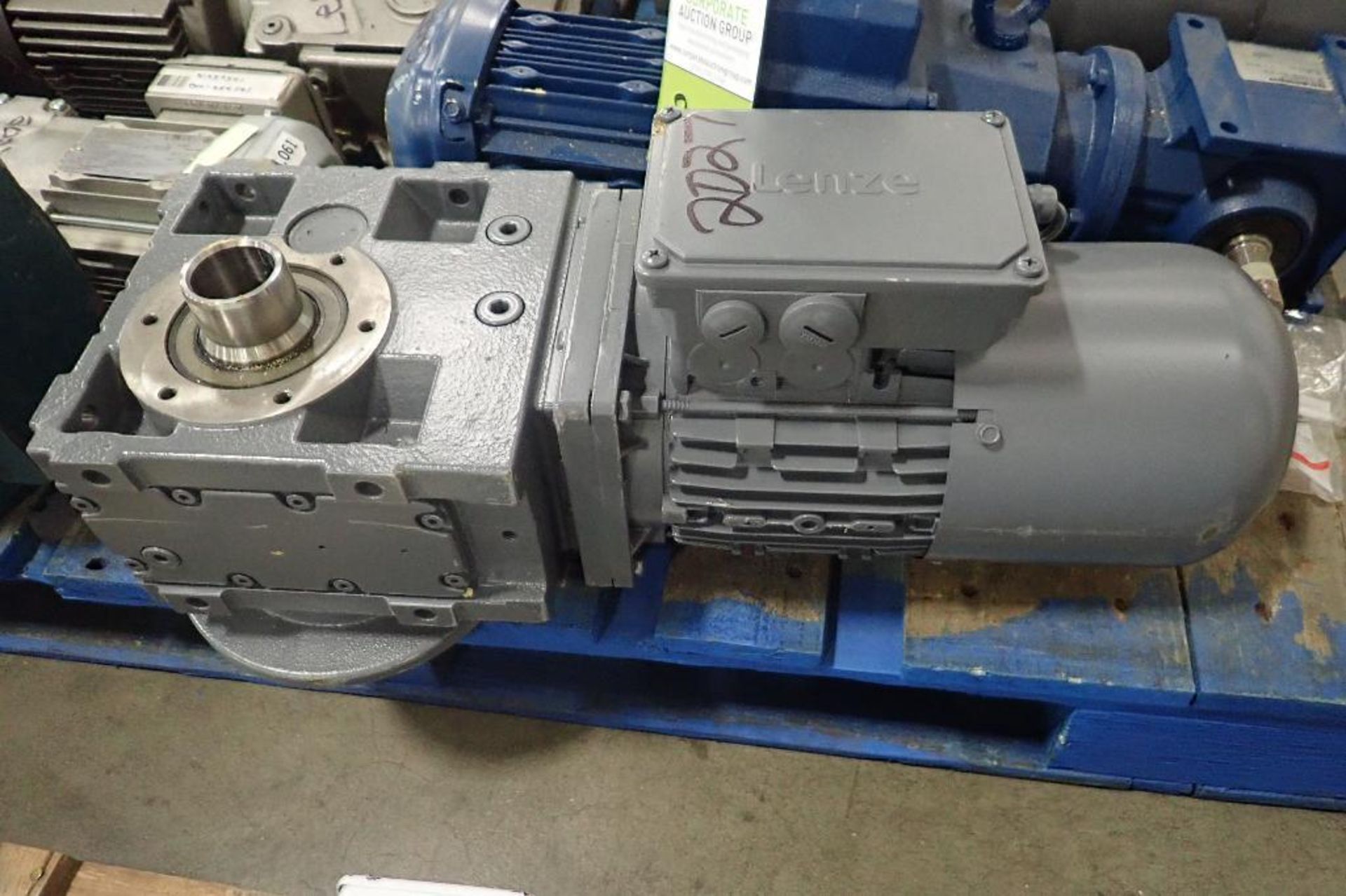 (11) assorted electric motors and gearboxes. (See photos for additional specs). **Rigging Fee: $25** - Image 28 of 44
