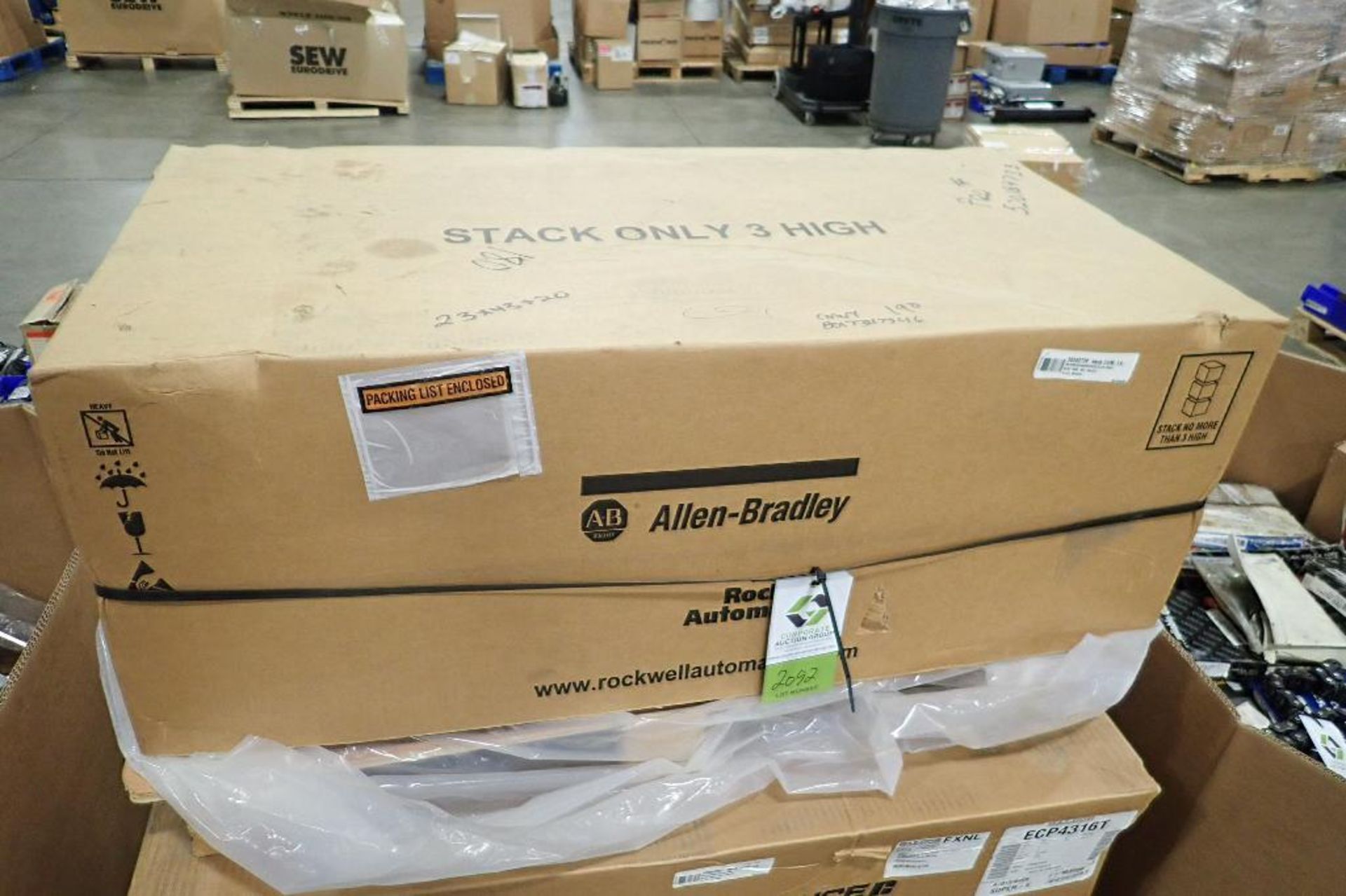 New Allen Bradley powerflex700 vfd, 60 hp. (See photos for additional specs). **Rigging Fee: $25** (