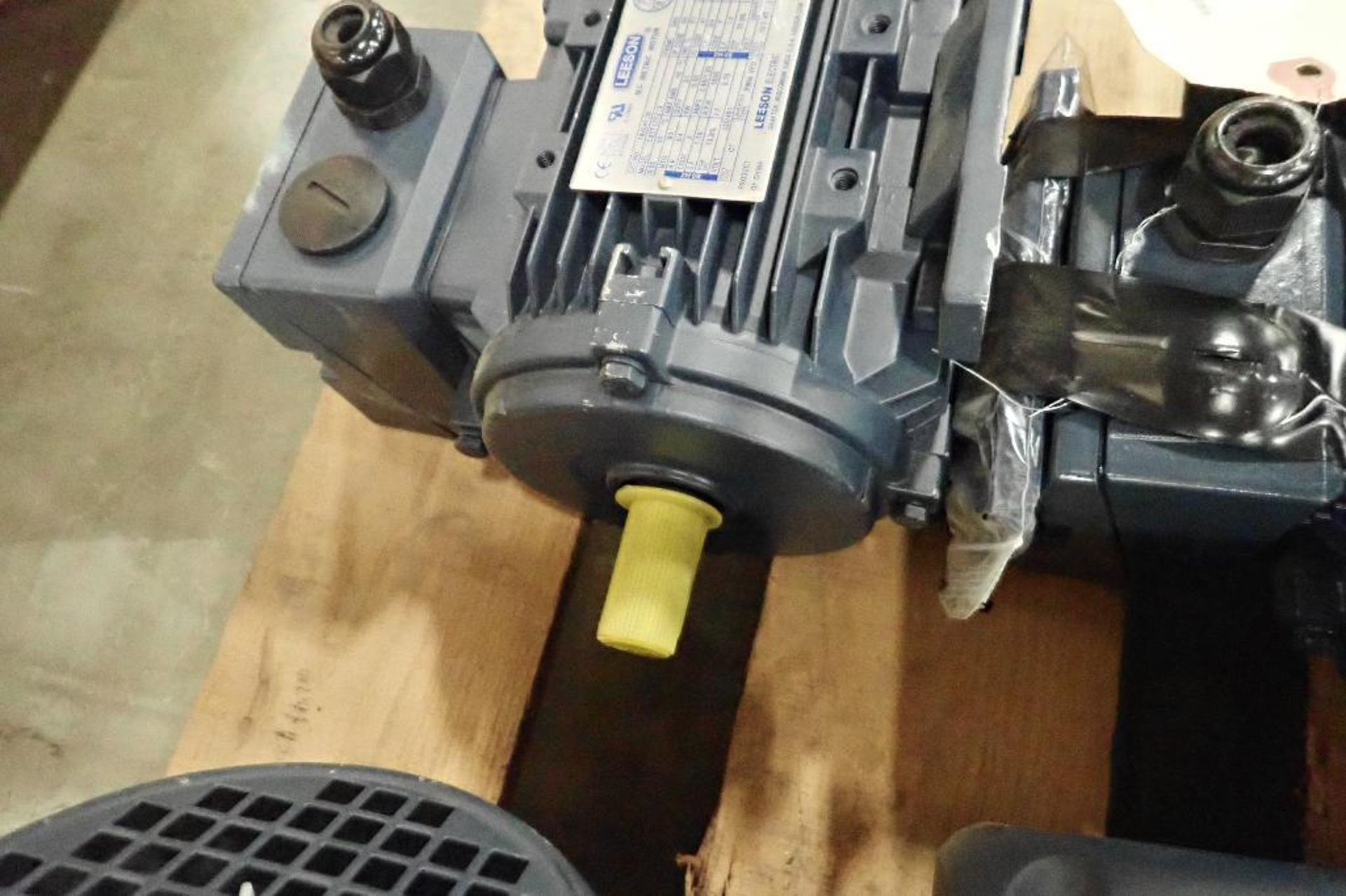 (7) Leeson motors, 3/4 hp to 3 hp. (See photos for additional specs). **Rigging Fee: $25** (Located - Image 21 of 22