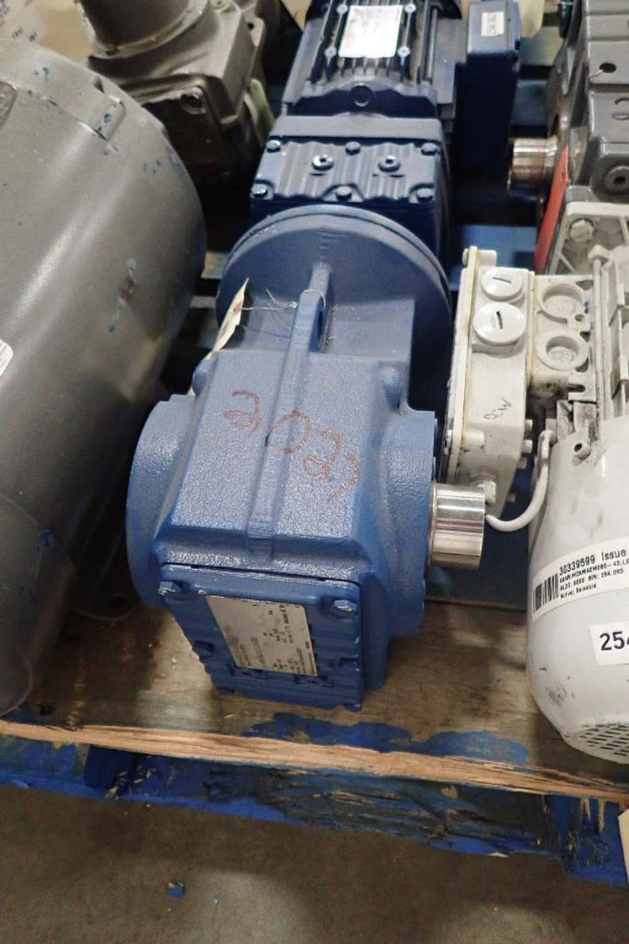 (11) assorted electric motors and gearboxes. (See photos for additional specs). **Rigging Fee: $25** - Image 9 of 44