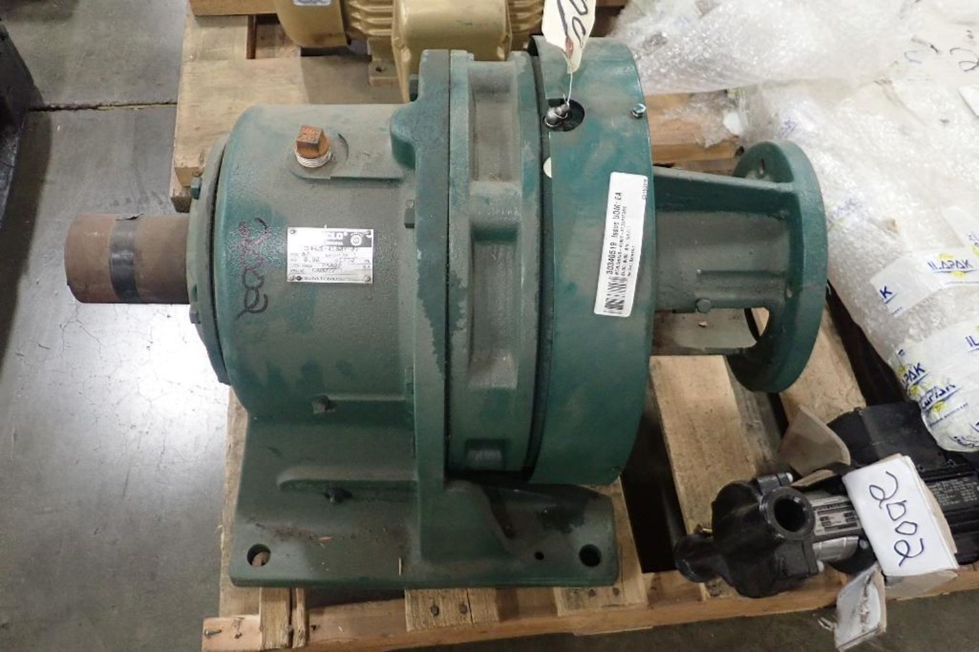 Baldor 7.5 hp electric motor, Sm-Cylco gear reducer, Grundfos pump, Ilapak covers. (See photos for a - Image 8 of 19