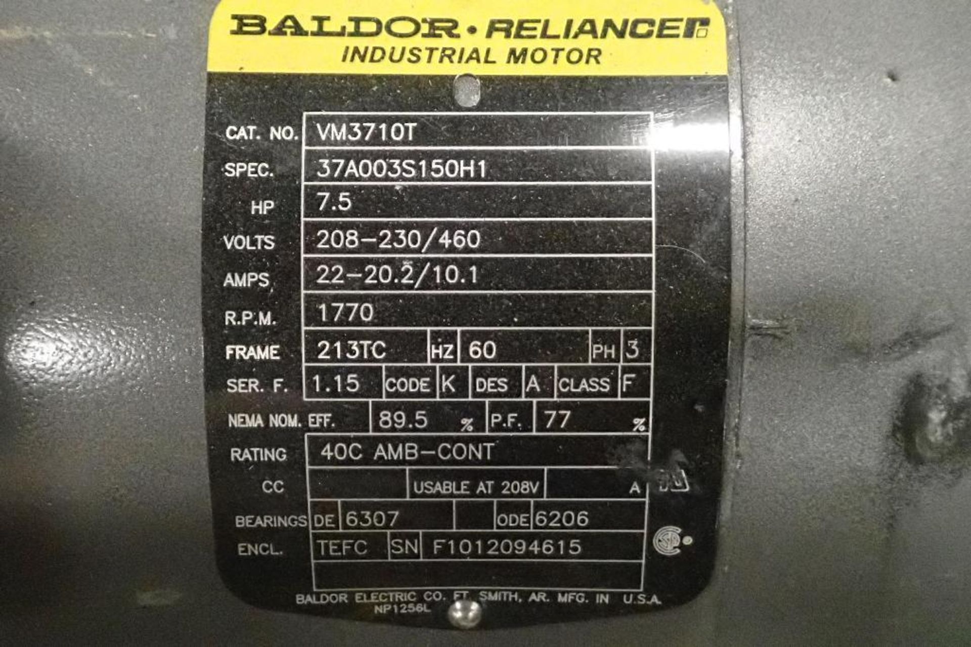 Pallet of assorted electric motors and gearboxes. (See photos for additional specs). **Rigging Fee: - Image 17 of 32