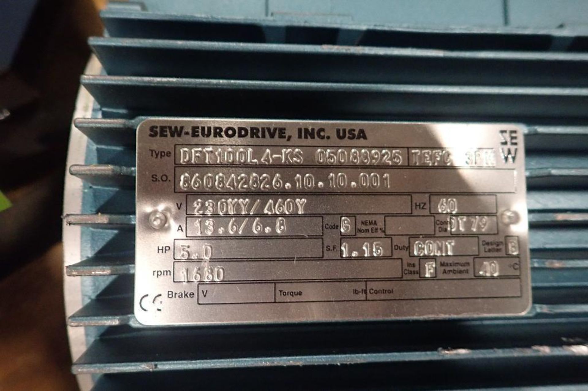 Pallet of electric motors, cores, gearboxes. (See photos for additional specs). **Rigging Fee: $35** - Image 63 of 68