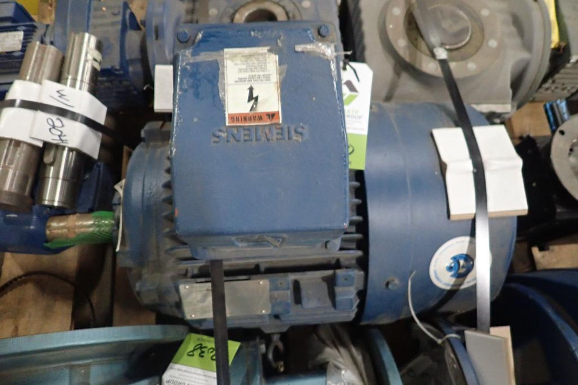 Siemens 25 hp electric motor. (See photos for additional specs). **Rigging Fee: $25** (Located in Ea