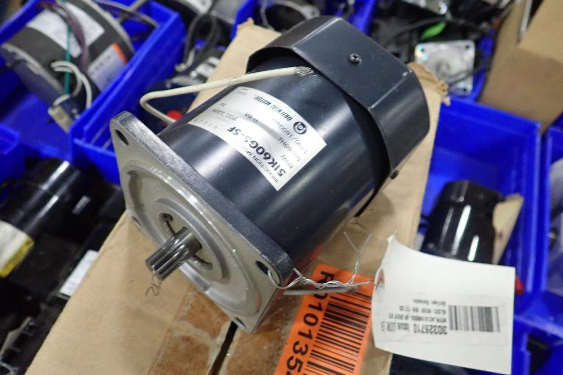 Pallet of electric motors and gearbox's. (See photos for additional specs). **Rigging Fee: $25** (Lo - Image 23 of 54