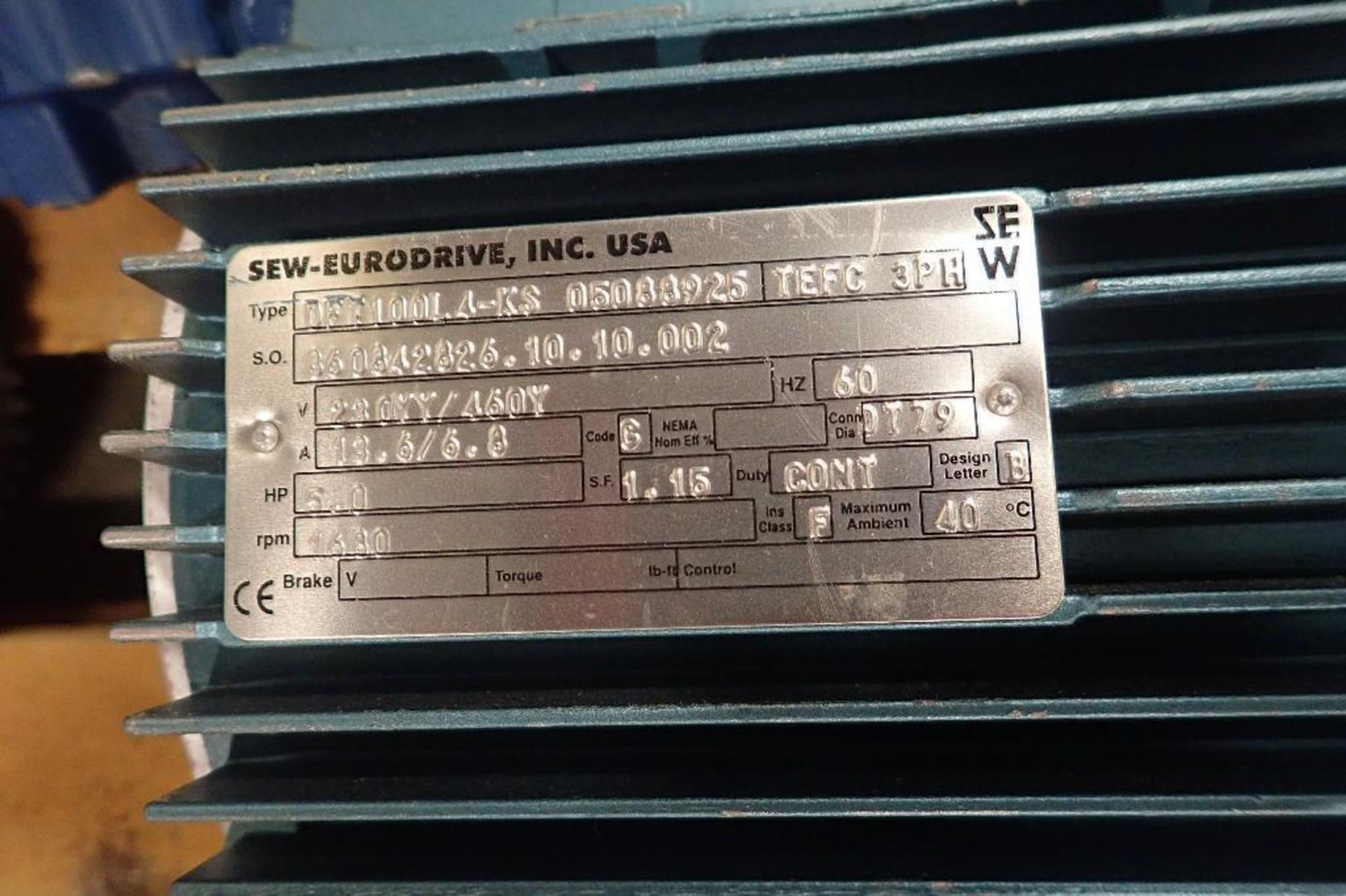 Pallet of electric motors, cores, gearboxes. (See photos for additional specs). **Rigging Fee: $35** - Image 65 of 68