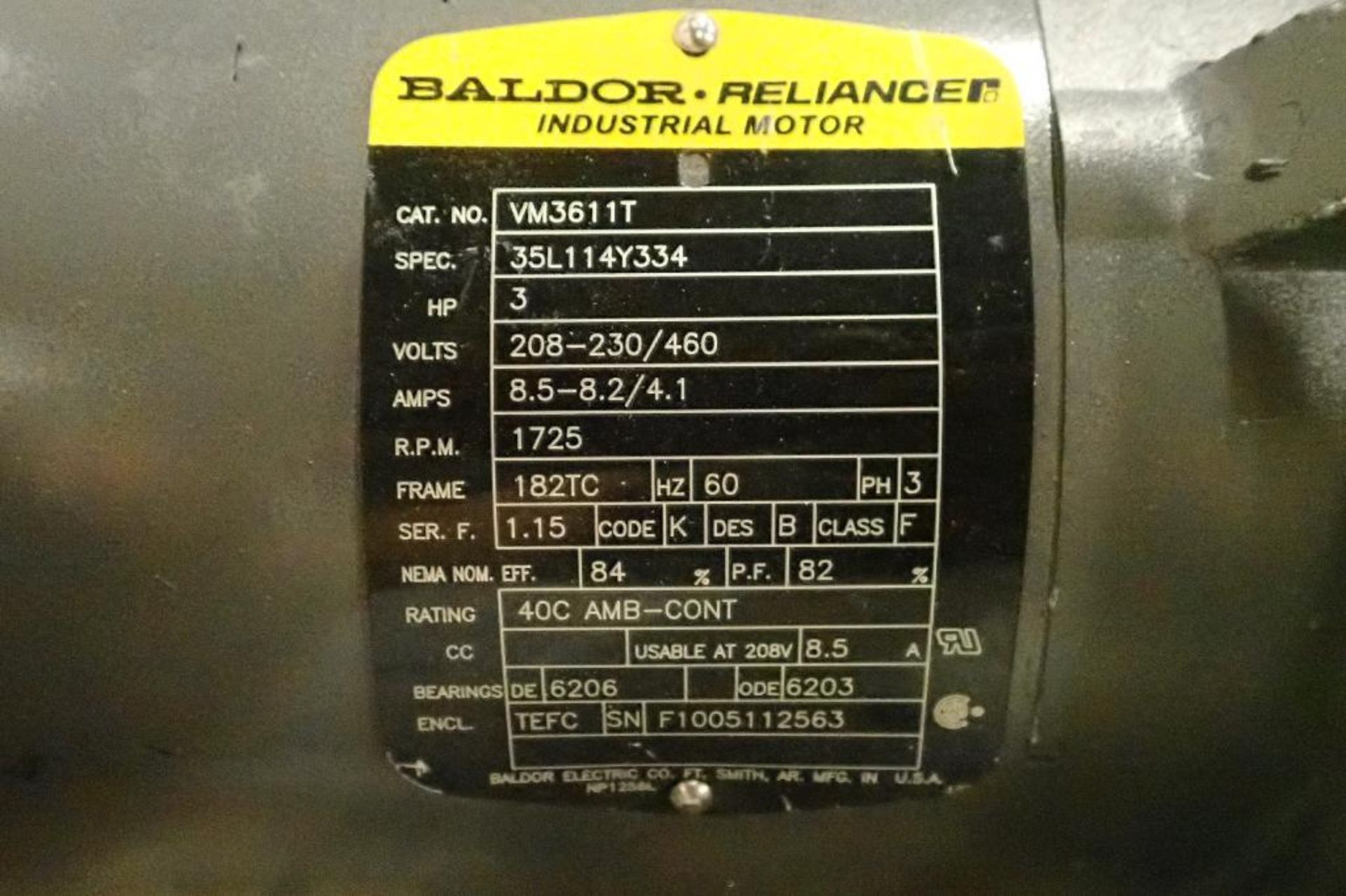 Pallet of Baldor electric motors. (See photos for additional specs). **Rigging Fee: $25** (Located i - Image 24 of 30