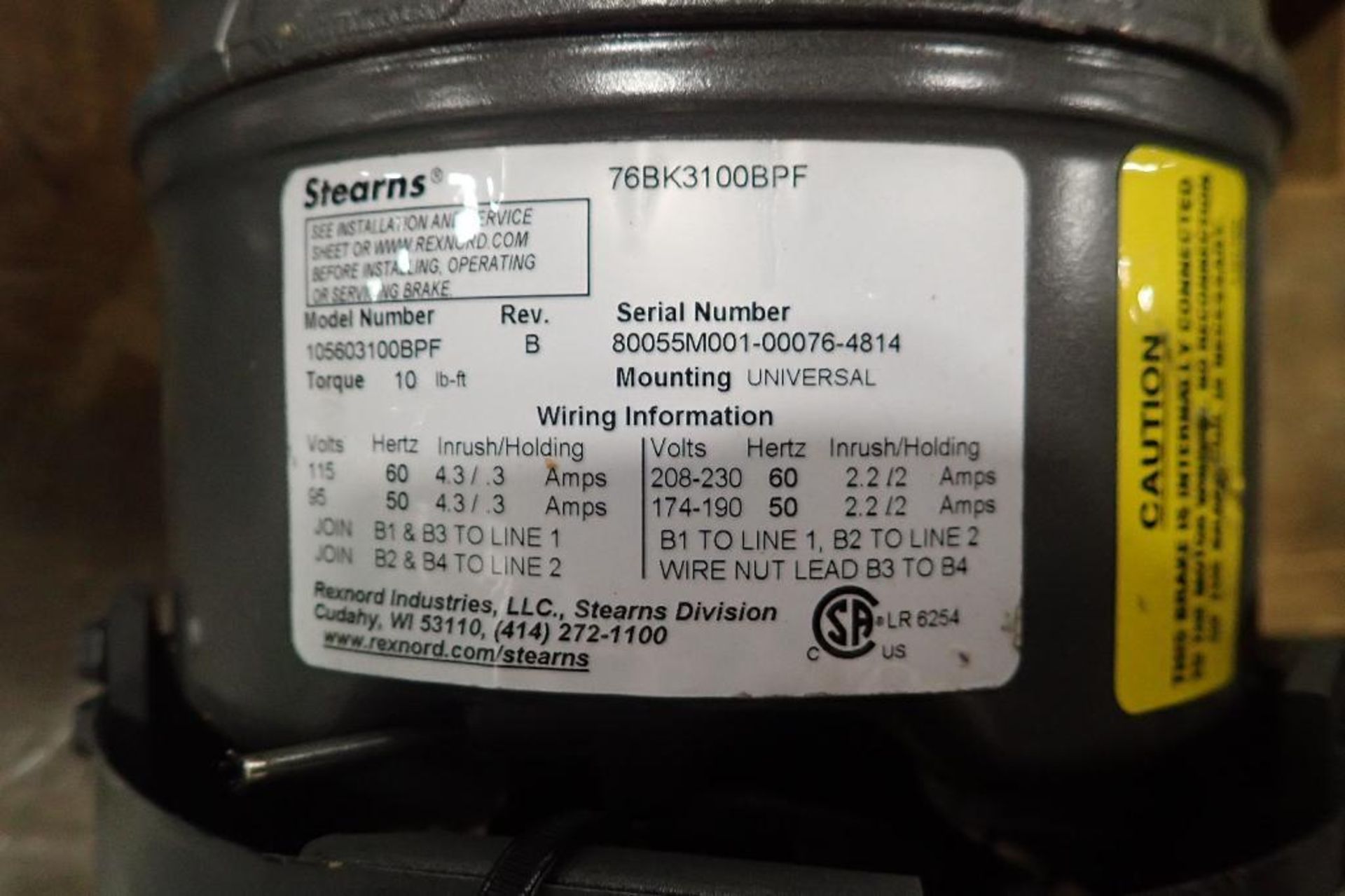 (2) Baldor electric motors, 0.5 hp and 2 hp. (See photos for additional specs). **Rigging Fee: $25** - Image 7 of 9