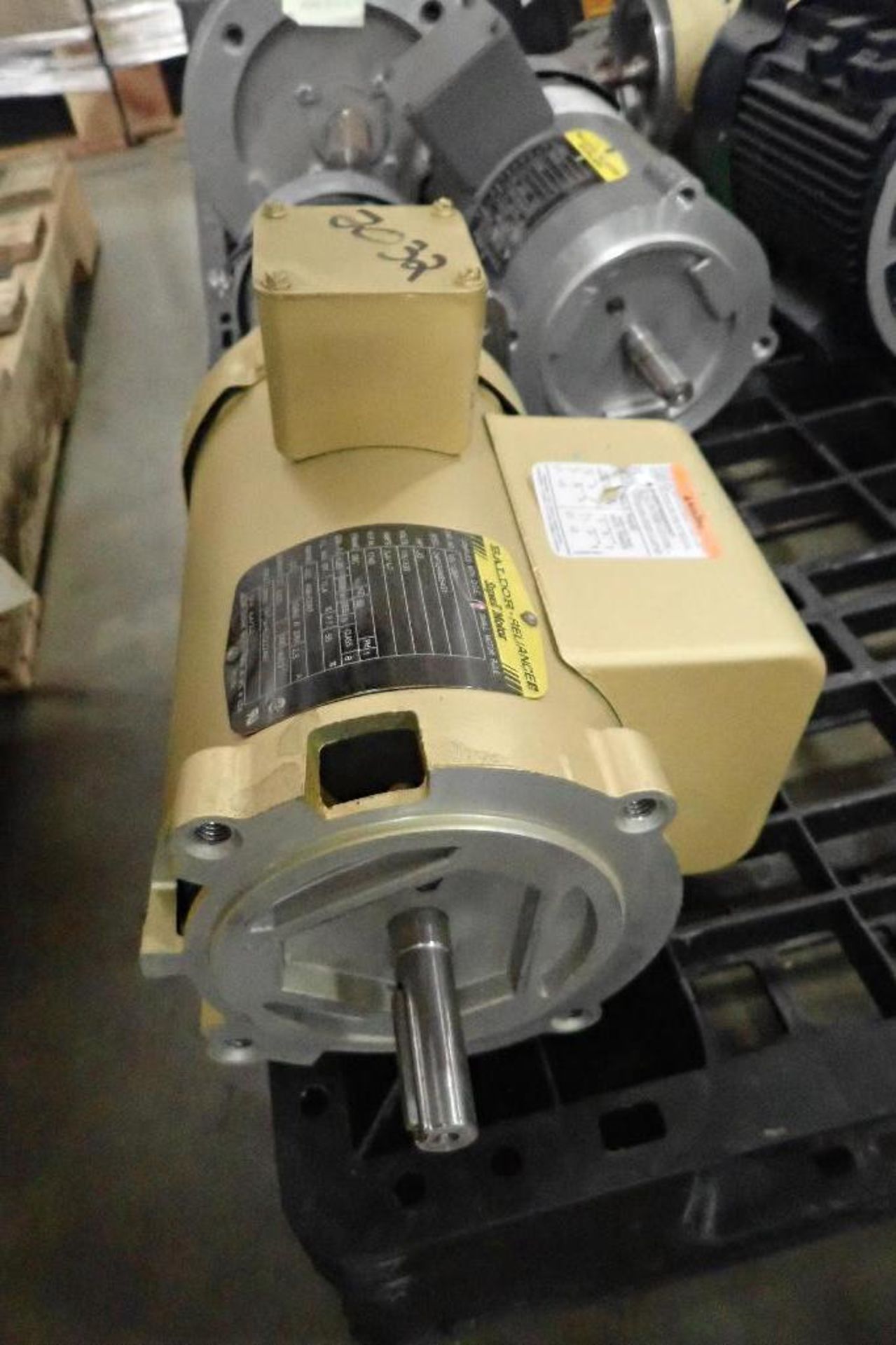 (10) assorted electric motors and gearboxes. (See photos for additional specs). **Rigging Fee: $25** - Image 3 of 29