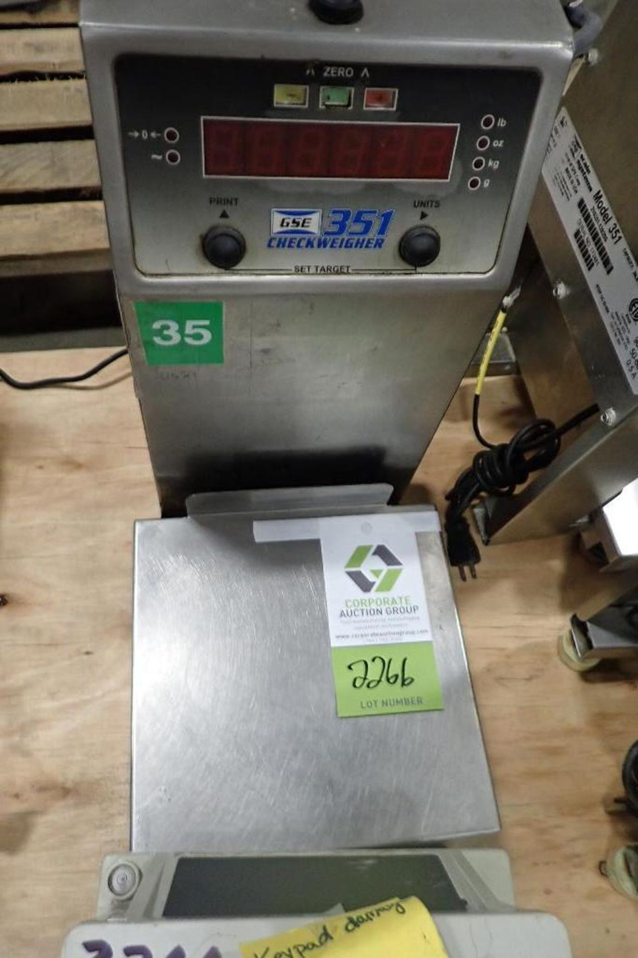 GSE bench scale 10 in. x 10 in., (2) Excell table top gram scales.. (See photos for additional specs - Image 5 of 7