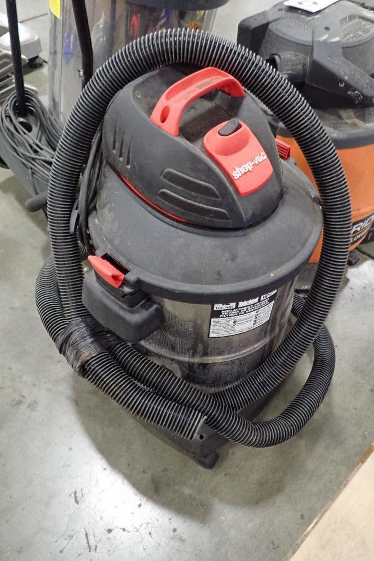 (3) shop vacs, no hose. (See photos for additional specs). **Rigging Fee: $25** (Located in Eagan, M - Image 4 of 5