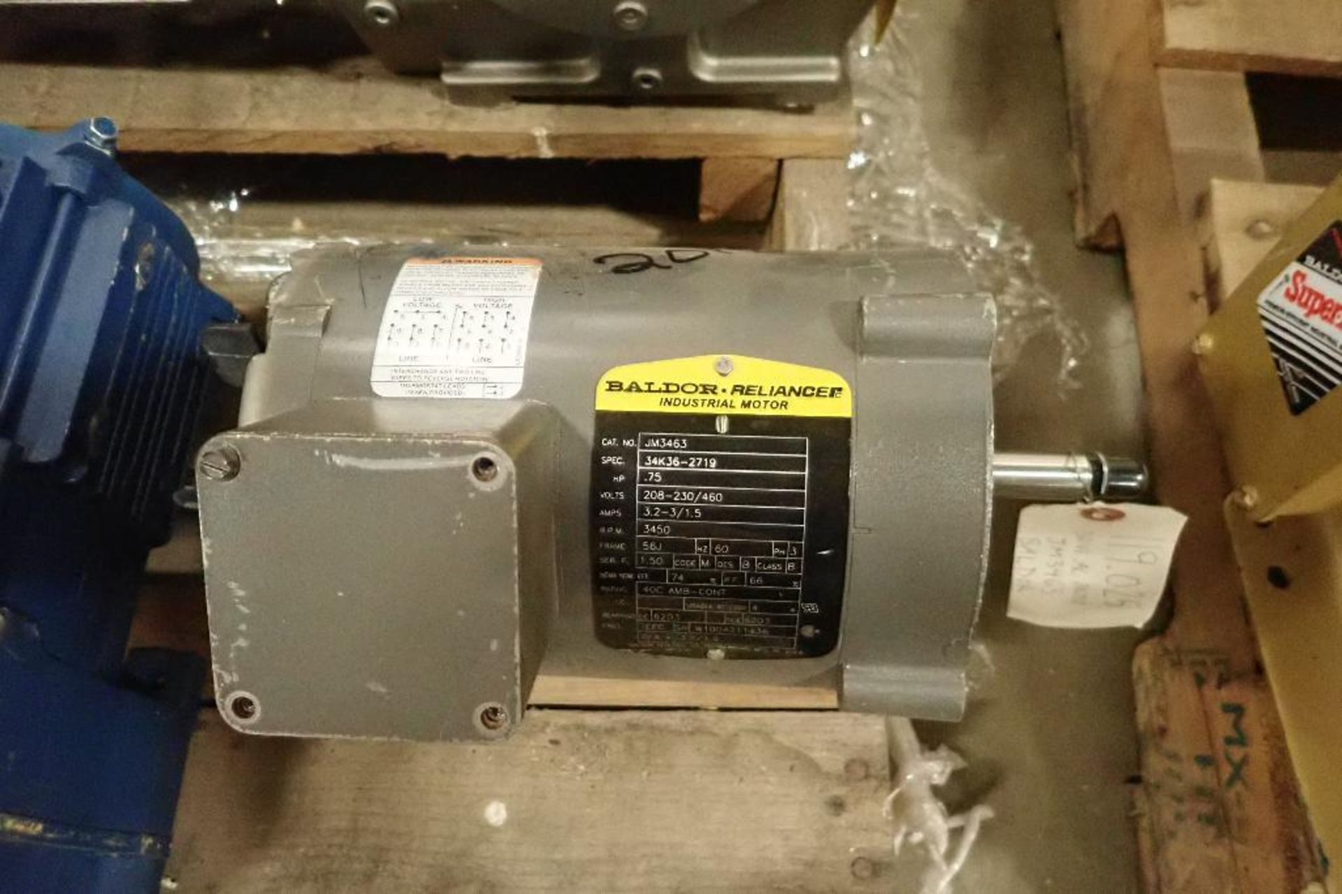 (13) assotred electric motors and gearboxes, 1/4 hp to 3 hp. (See photos for additional specs). **Ri - Image 4 of 32