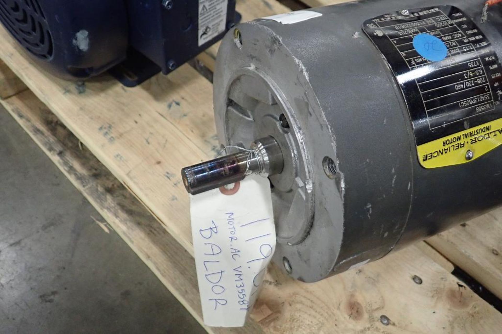 Pallet of assorted electric motors and gearboxes. (See photos for additional specs). **Rigging Fee: - Image 7 of 32