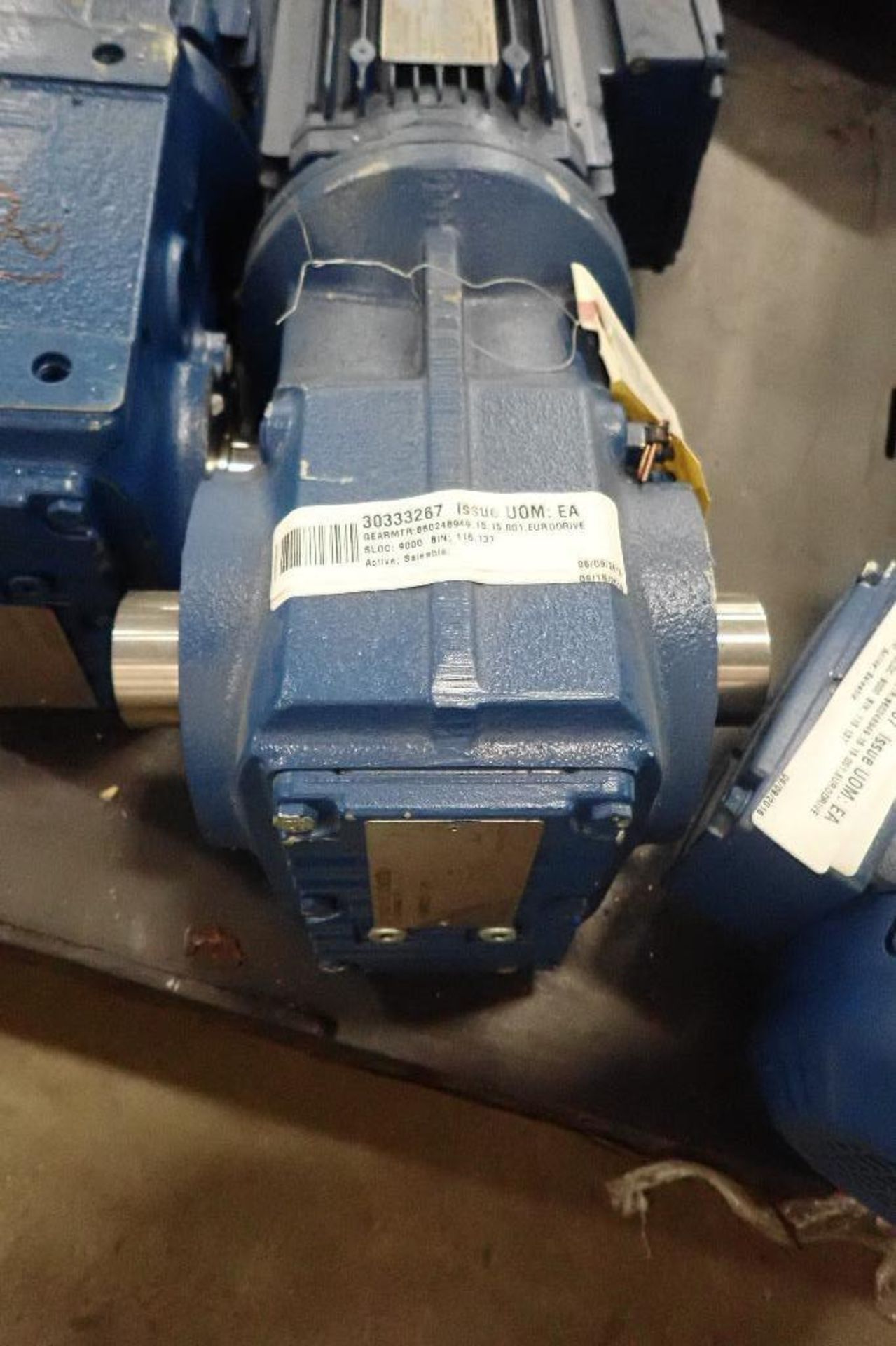 (5) SEW electric motors and gearboxes, 0.75 hp to 1.5 hp. (See photos for additional specs). **Riggi - Image 20 of 27