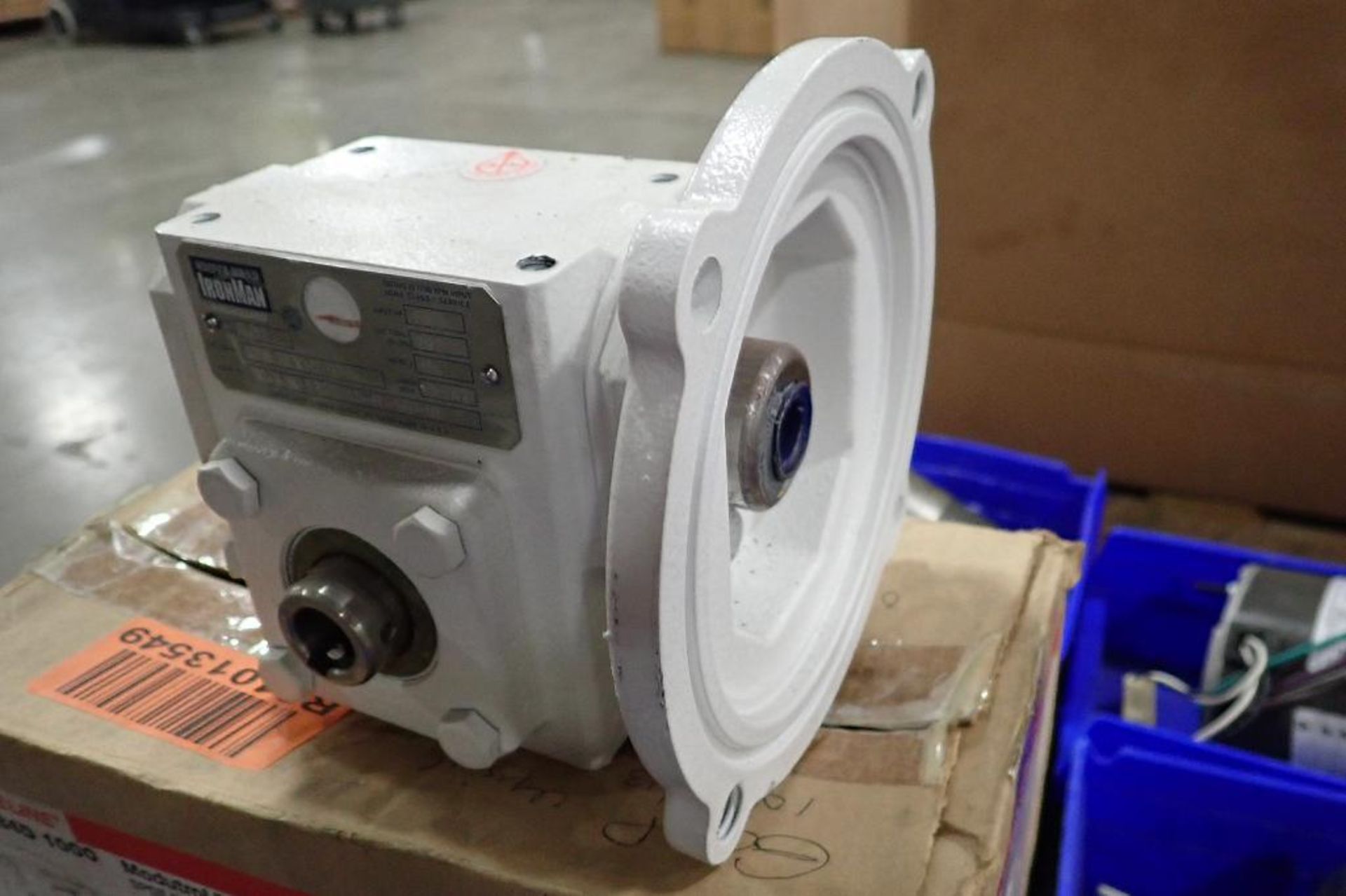 Pallet of electric motors and gearbox's. (See photos for additional specs). **Rigging Fee: $25** (Lo - Image 17 of 54