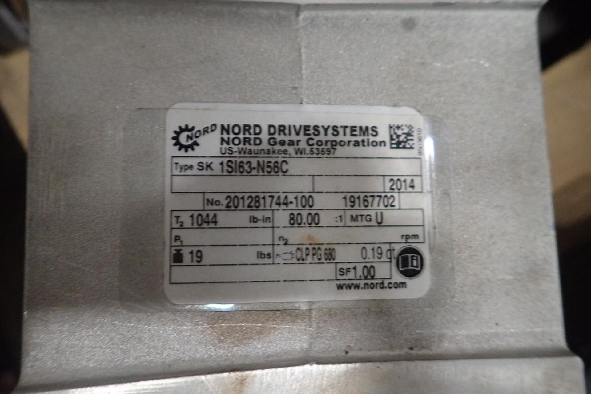 (2) New Nord gearboxes. (See photos for additional specs). **Rigging Fee: $25** (Located in Eagan, M - Image 4 of 8