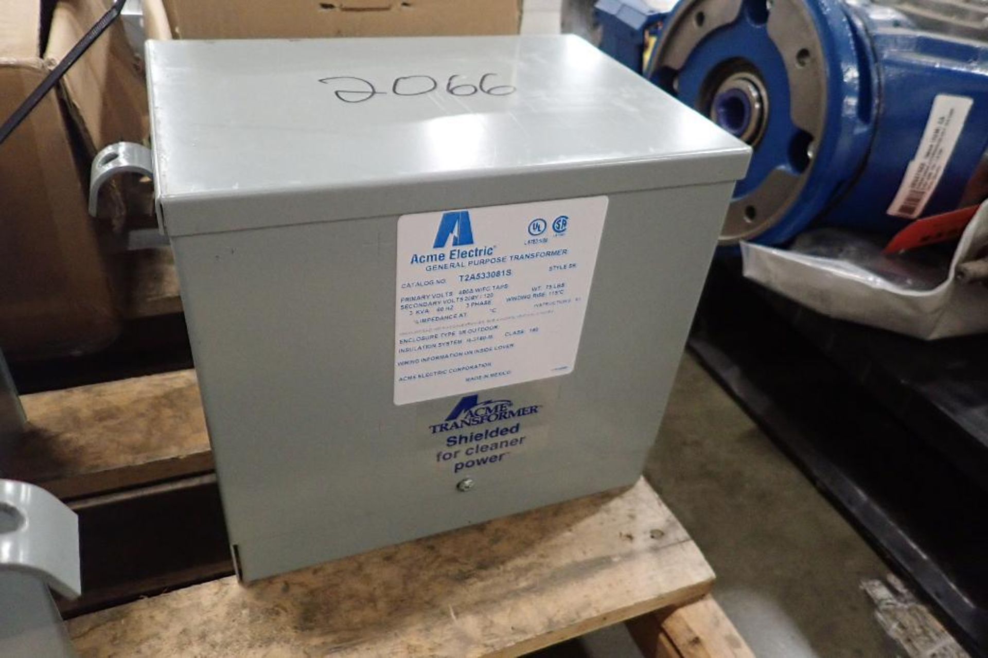 (5) New Acme general purpose transformers. (See photos for additional specs). **Rigging Fee: $25** ( - Image 10 of 11