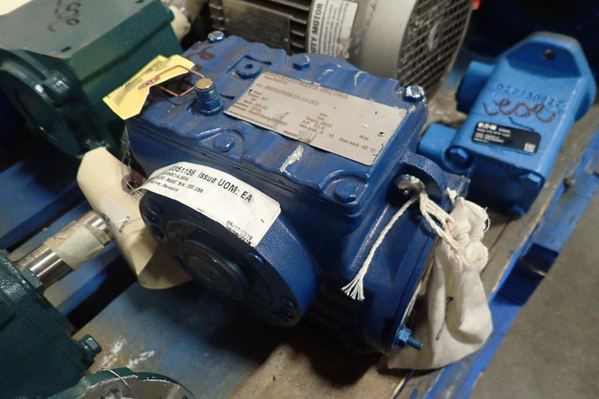 (11) assorted electric motors and gearboxes. (See photos for additional specs). **Rigging Fee: $25** - Image 41 of 44