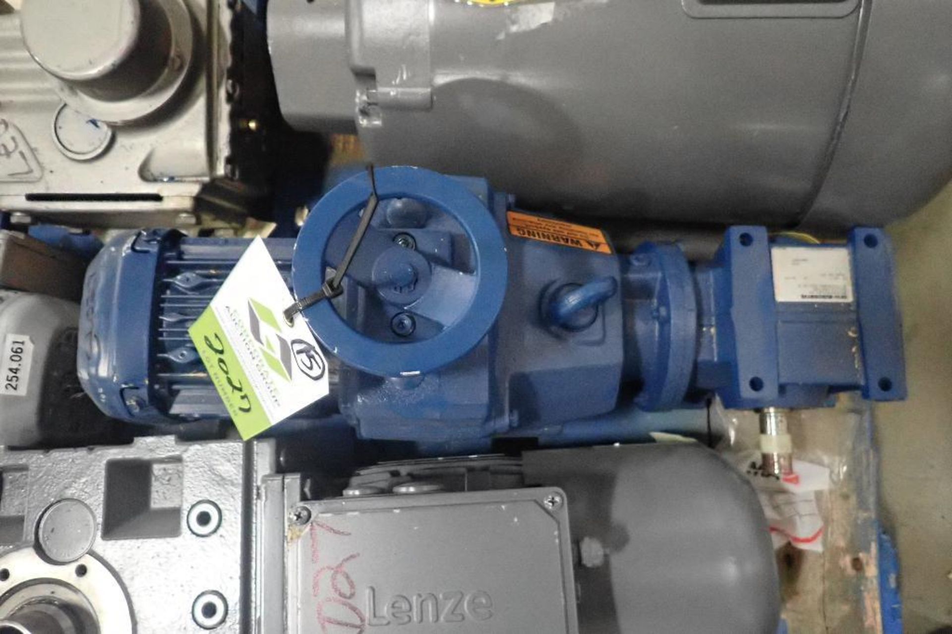 (11) assorted electric motors and gearboxes. (See photos for additional specs). **Rigging Fee: $25** - Image 22 of 44