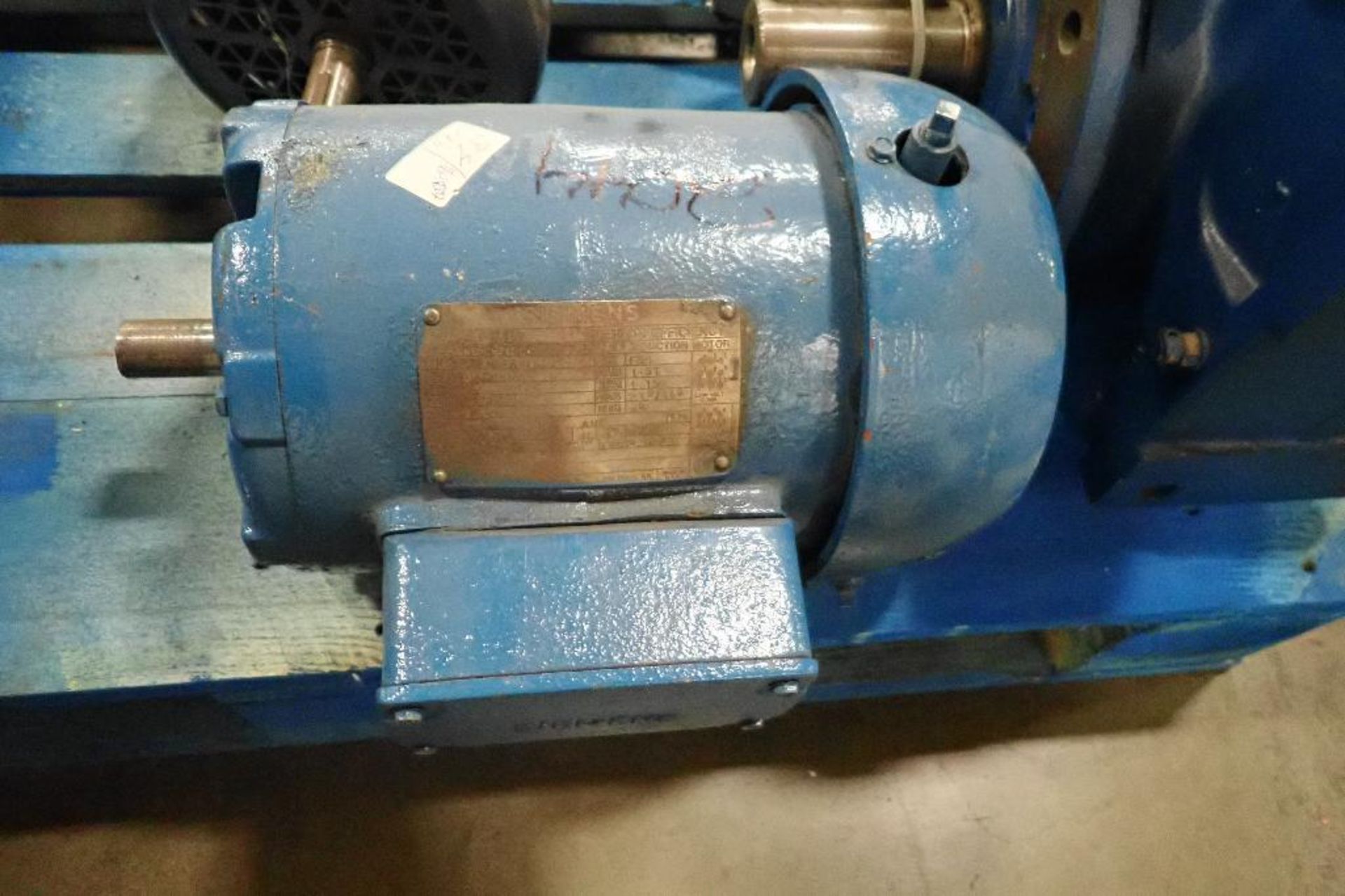 Pallet of assorted electric motors. (See photos for additional specs). **Rigging Fee: $35** (Located - Image 14 of 41