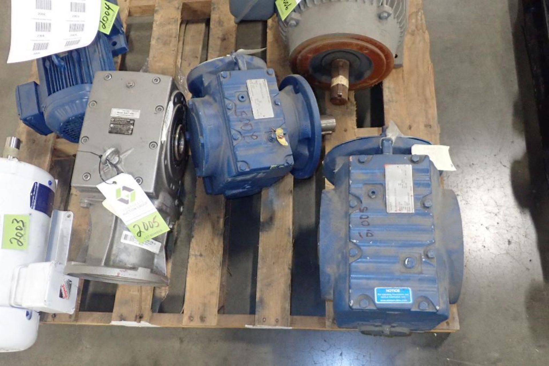 (3) assorted gear boxes. (See photos for additional specs). **Rigging Fee: $25** (Located in Eagan,