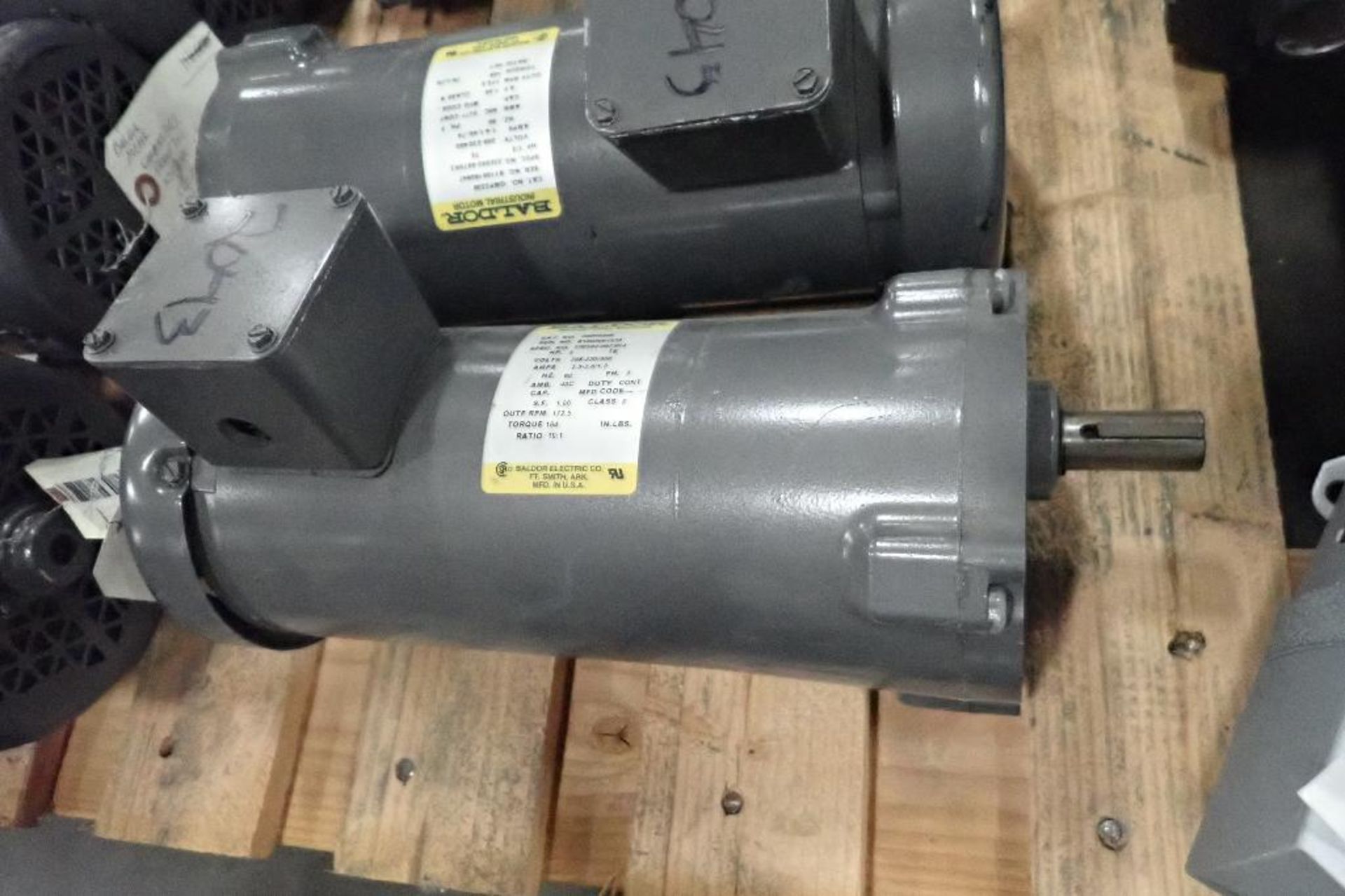 (17) assorted electric motors. (See photos for additional specs). **Rigging Fee: $35** (Located in E - Image 29 of 51