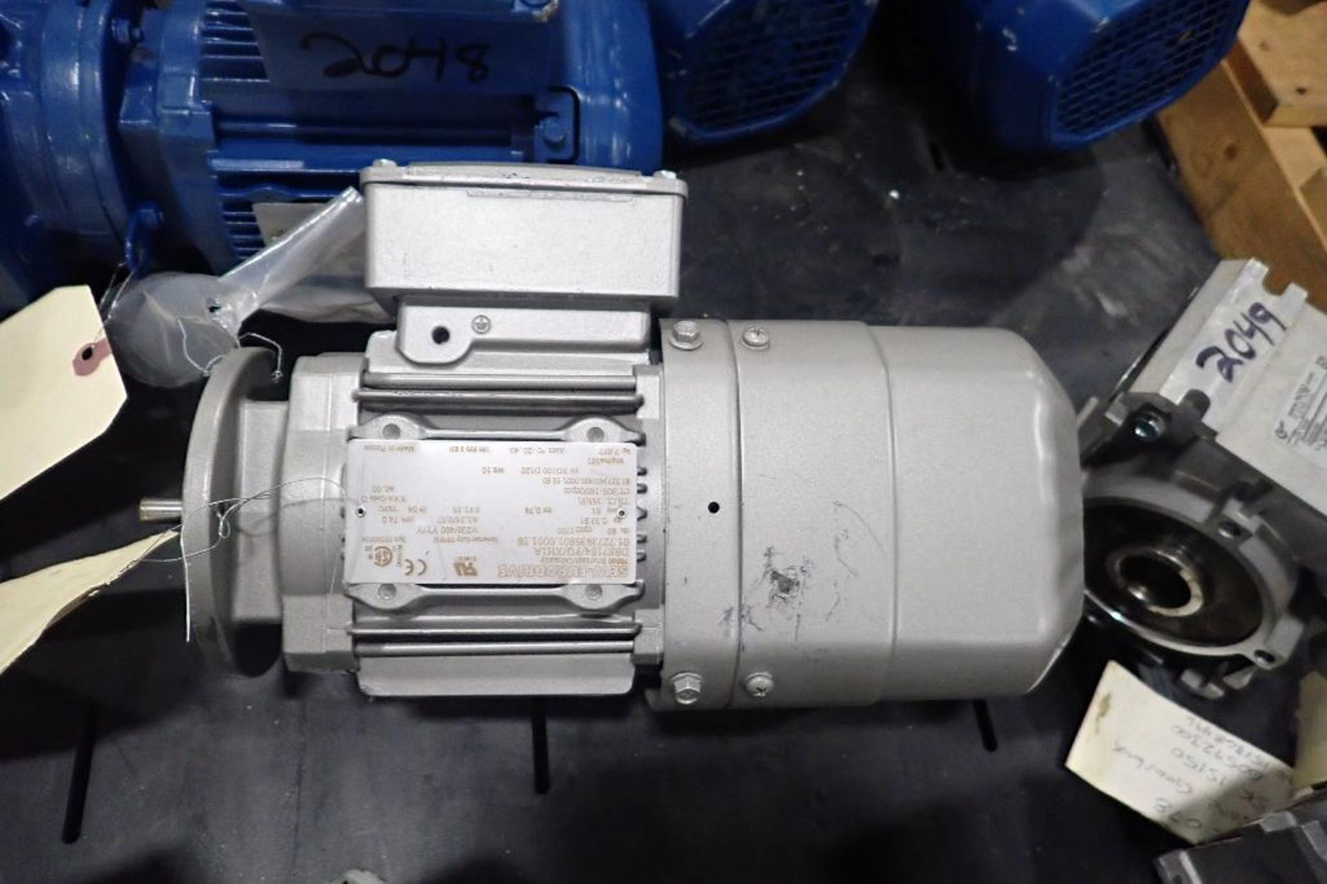 (6) assorted electric motors and gearboxes. (See photos for additional specs). **Rigging Fee: $30** - Image 11 of 19