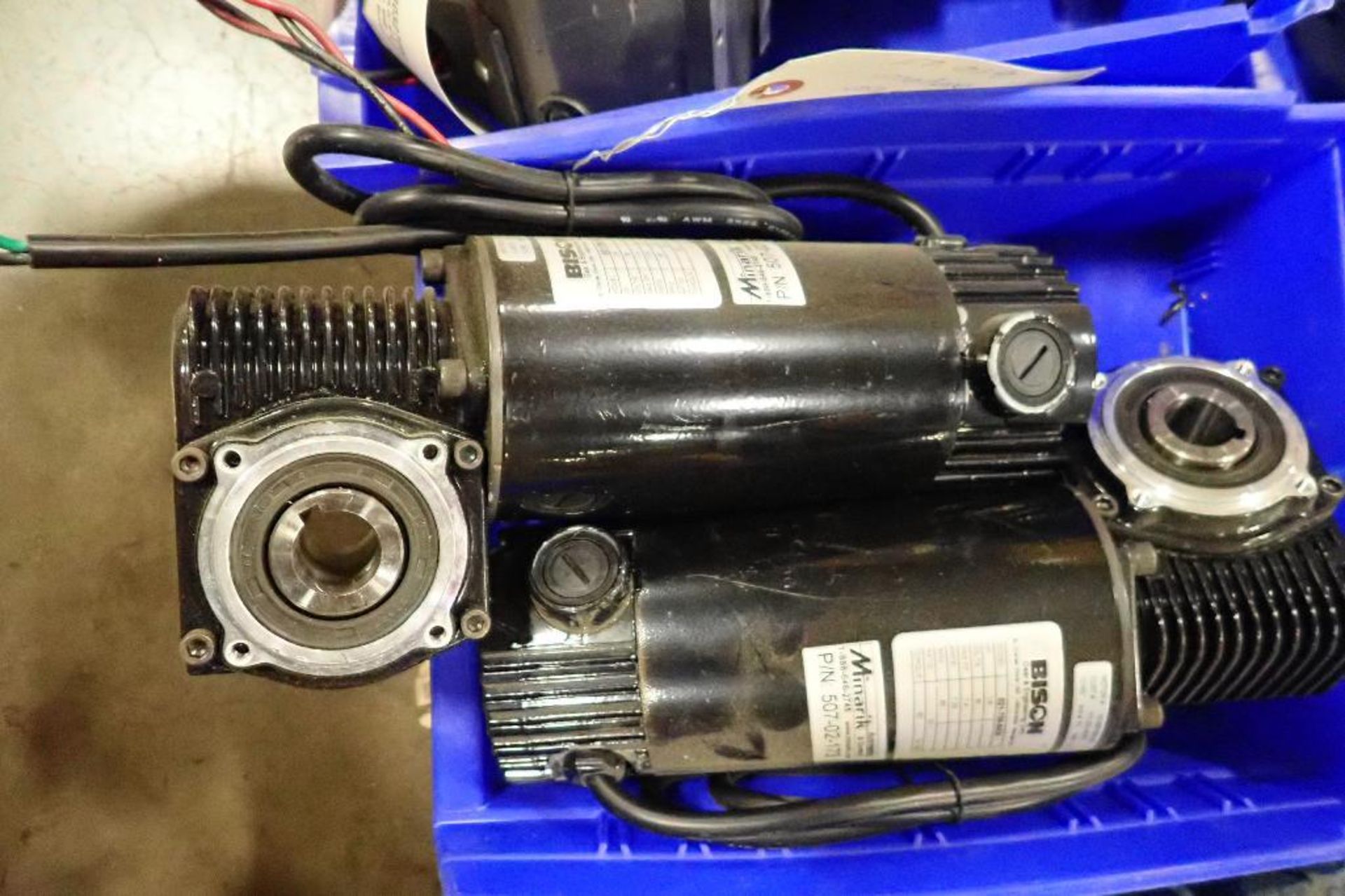 Pallet of electric motors and gearbox's. (See photos for additional specs). **Rigging Fee: $25** (Lo - Image 5 of 54