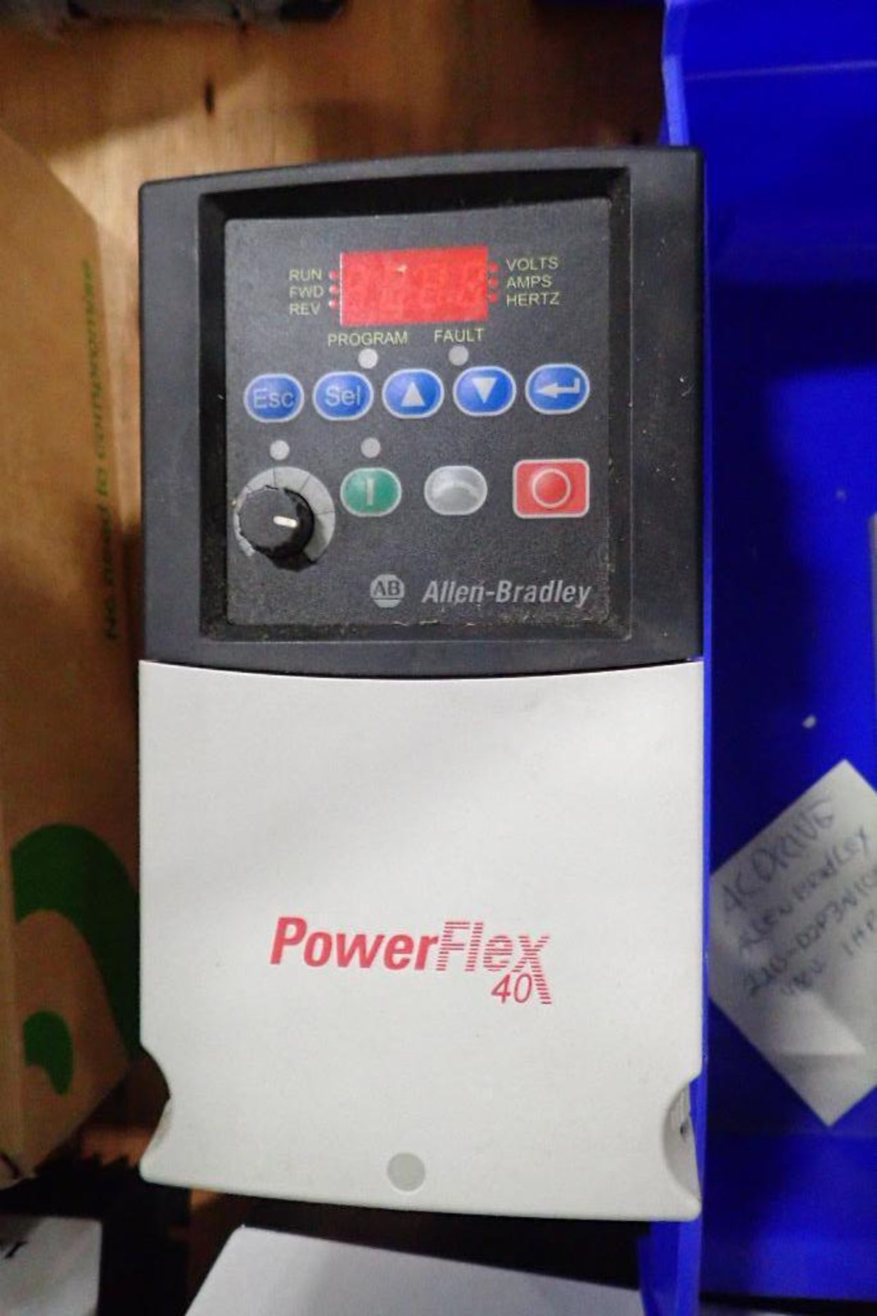(3) Allen Bradley powerflex 40 vfds, .5 hp, 1 hp, 1.5 hp. (See photos for additional specs). **Riggi - Image 2 of 7