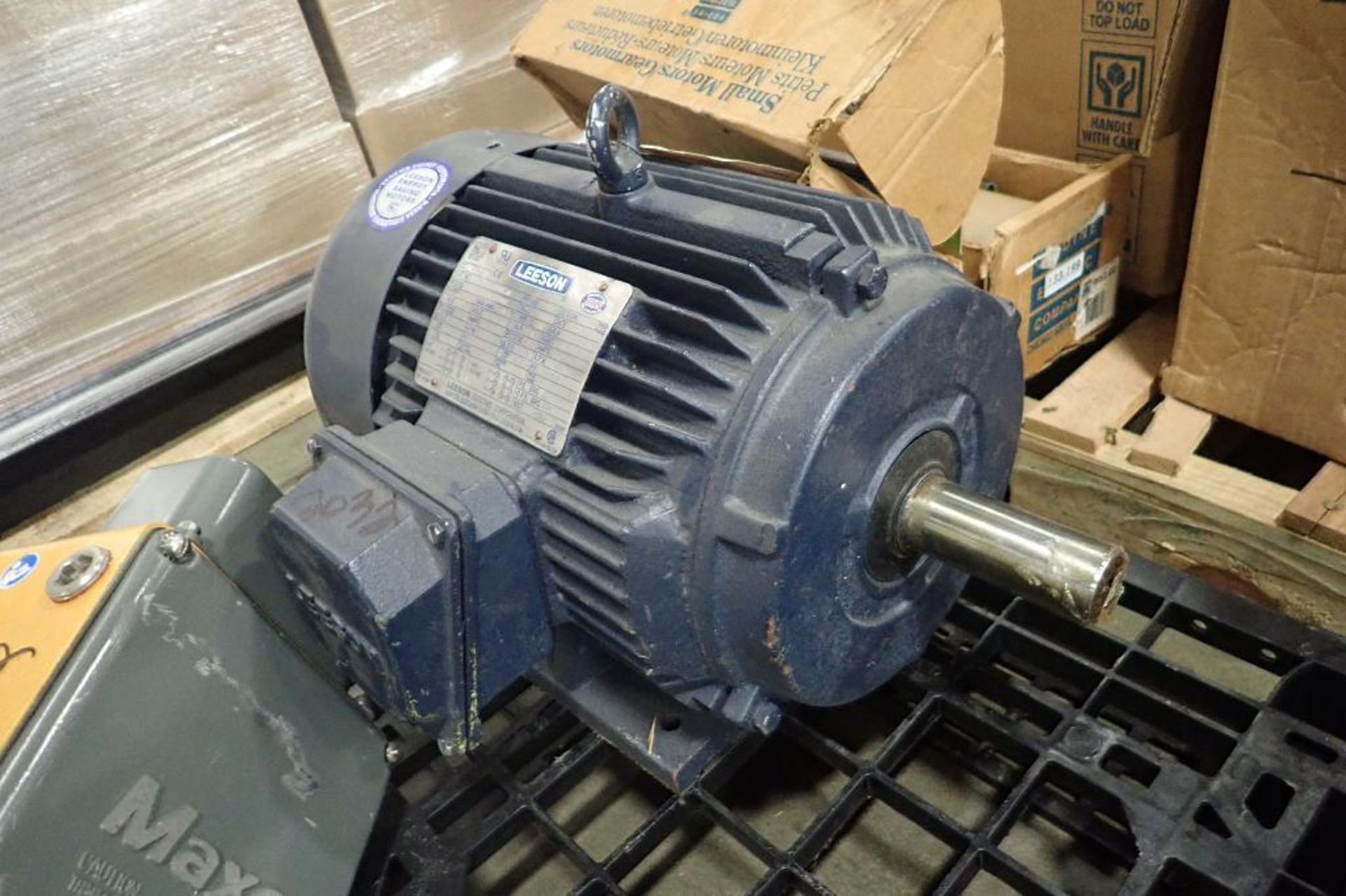 (10) assorted electric motors and gearboxes. (See photos for additional specs). **Rigging Fee: $25** - Image 24 of 29