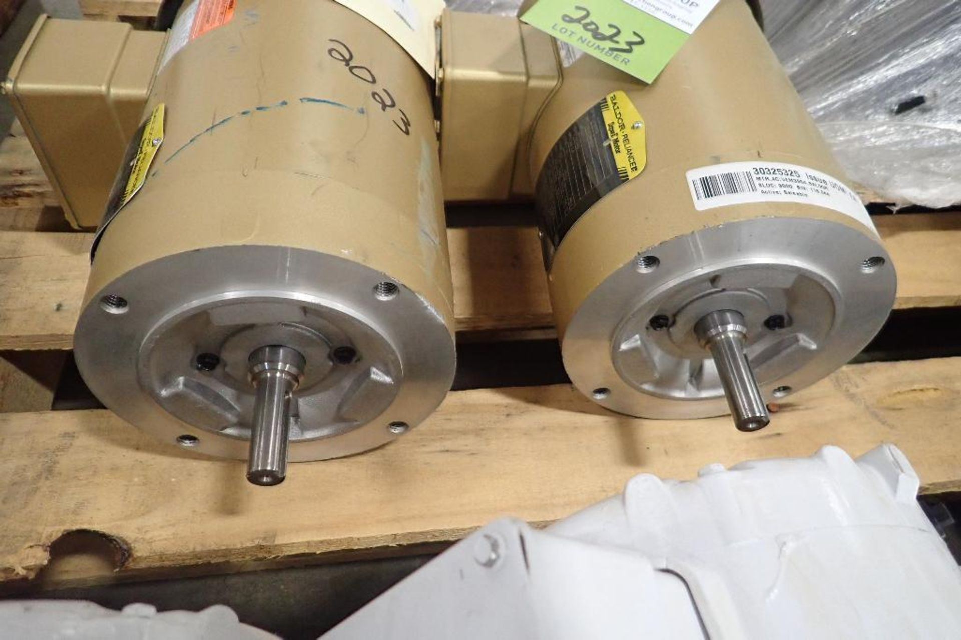 (2) Baldor 1.5 hp electric motors. (See photos for additional specs). **Rigging Fee: $25** (Located - Image 2 of 7