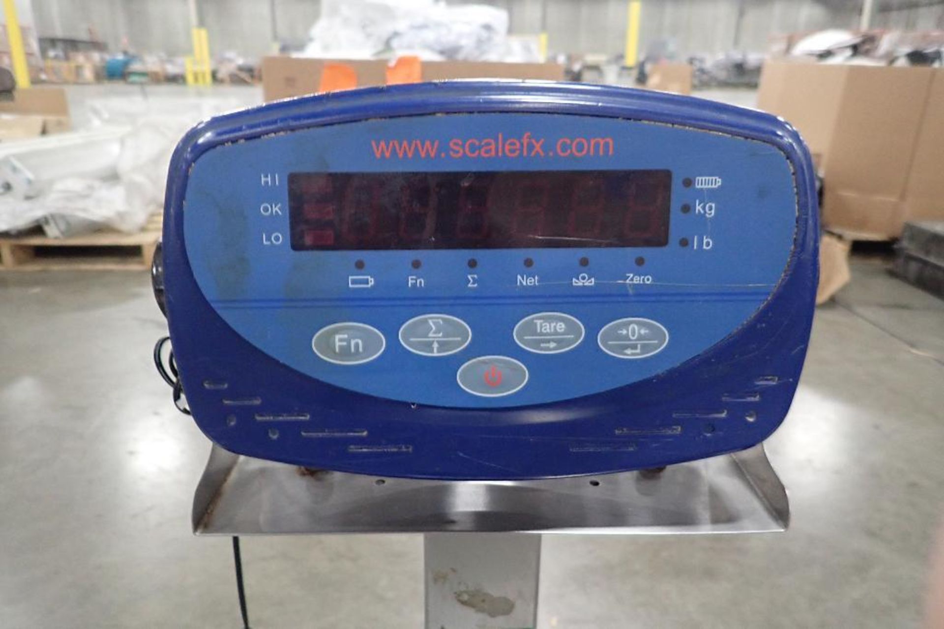 Scale FX bench scale, 14 in. x 16 in.. (See photos for additional specs). **Rigging Fee: $25** (Loca