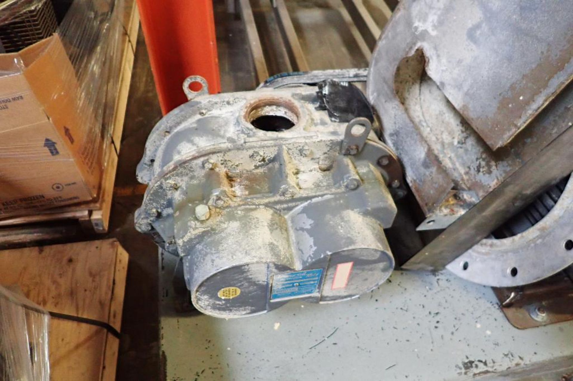 Universal rotary lobe blower, SN SP00020503, 20 hp motor **Rigging FEE: $50 ** - Image 2 of 7