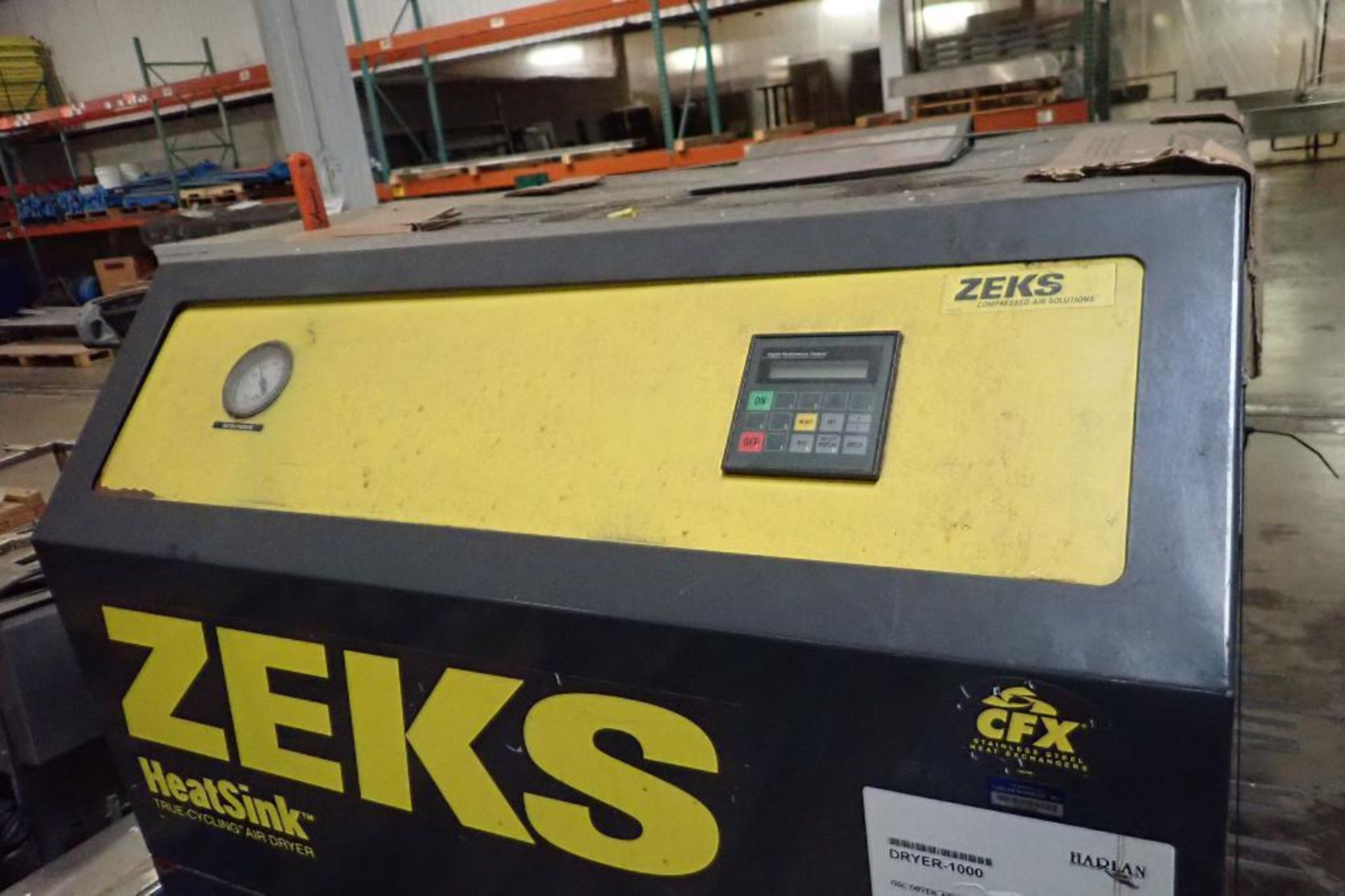 Zeks Air Dryer, Model 500HSFA400, SN 248613, R-404 **Rigging FEE: $50 ** - Image 2 of 6