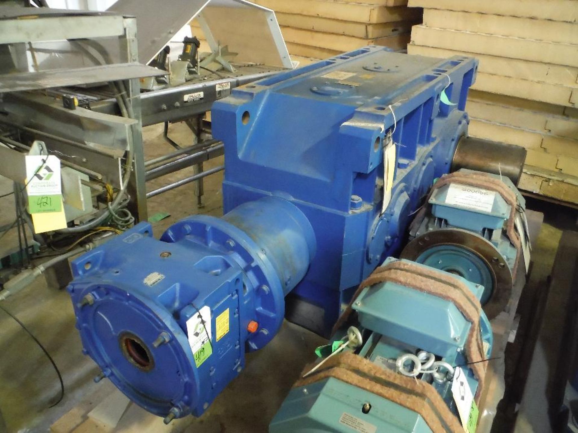 Rossi spiral freezer drive, Model RC21451U01A, 47 hp drive **Rigging FEE: $25 ** - Image 2 of 7