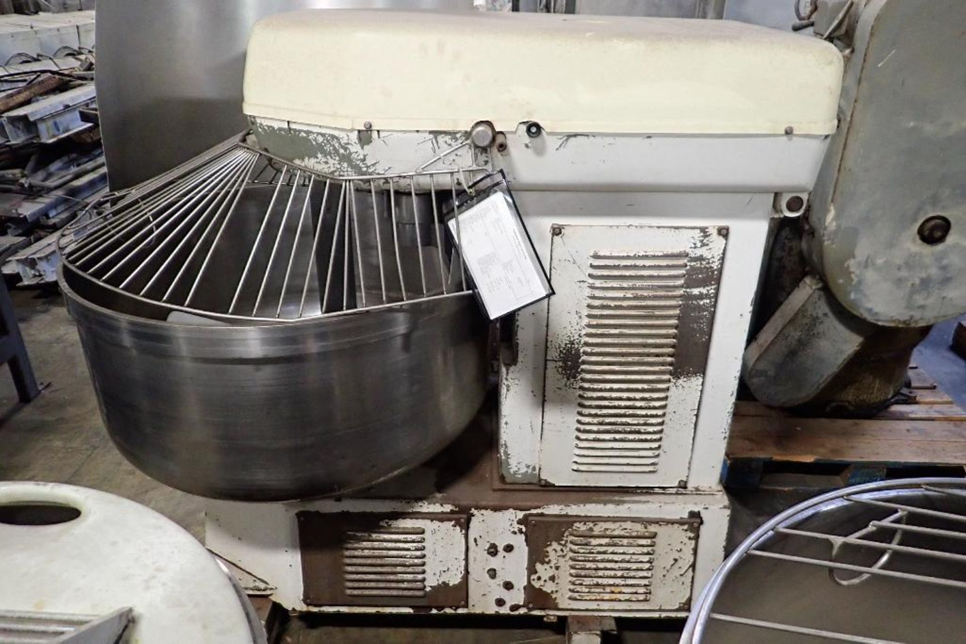 Emac spiral mixer, Model SE 300 FRAM, SN 877357, SS bowl 41 in. dia x 20 in. tall **Rigging FEE: $15 - Image 7 of 12