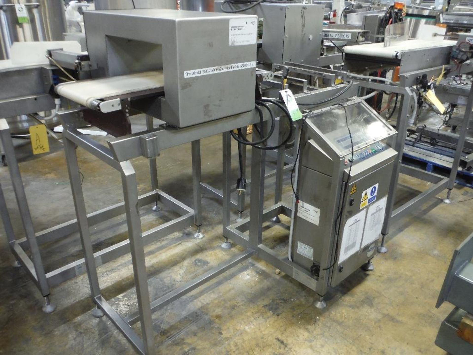 1997 Loma metal detector/check weigher combo, metal detector aperture 17.5 in. wide x 7 in. tall, Lo - Image 2 of 11