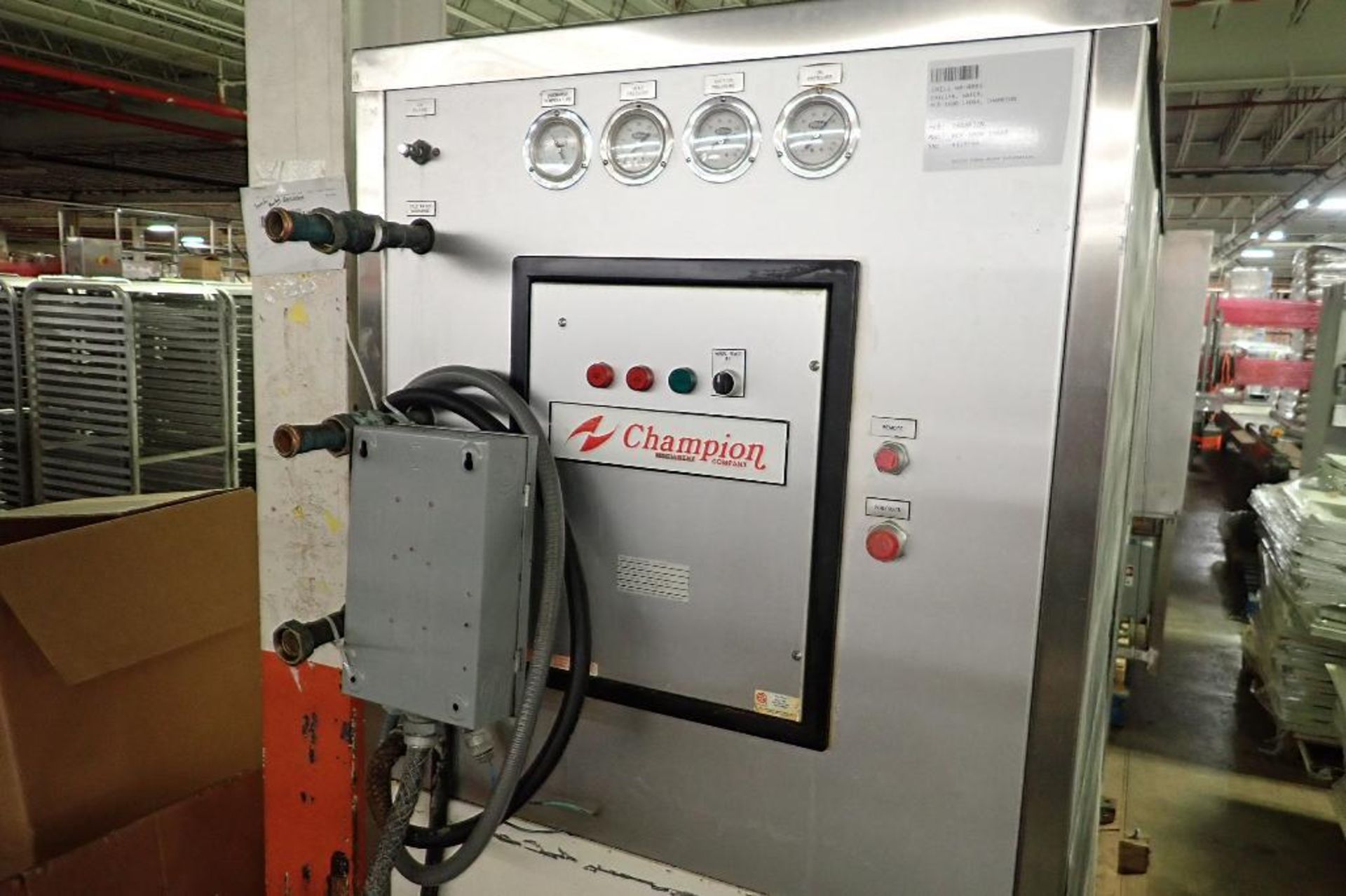 Champion water chiller, Model PCP-1000-140AR, SN 4319/94 **Rigging FEE: $175 ** - Image 2 of 7
