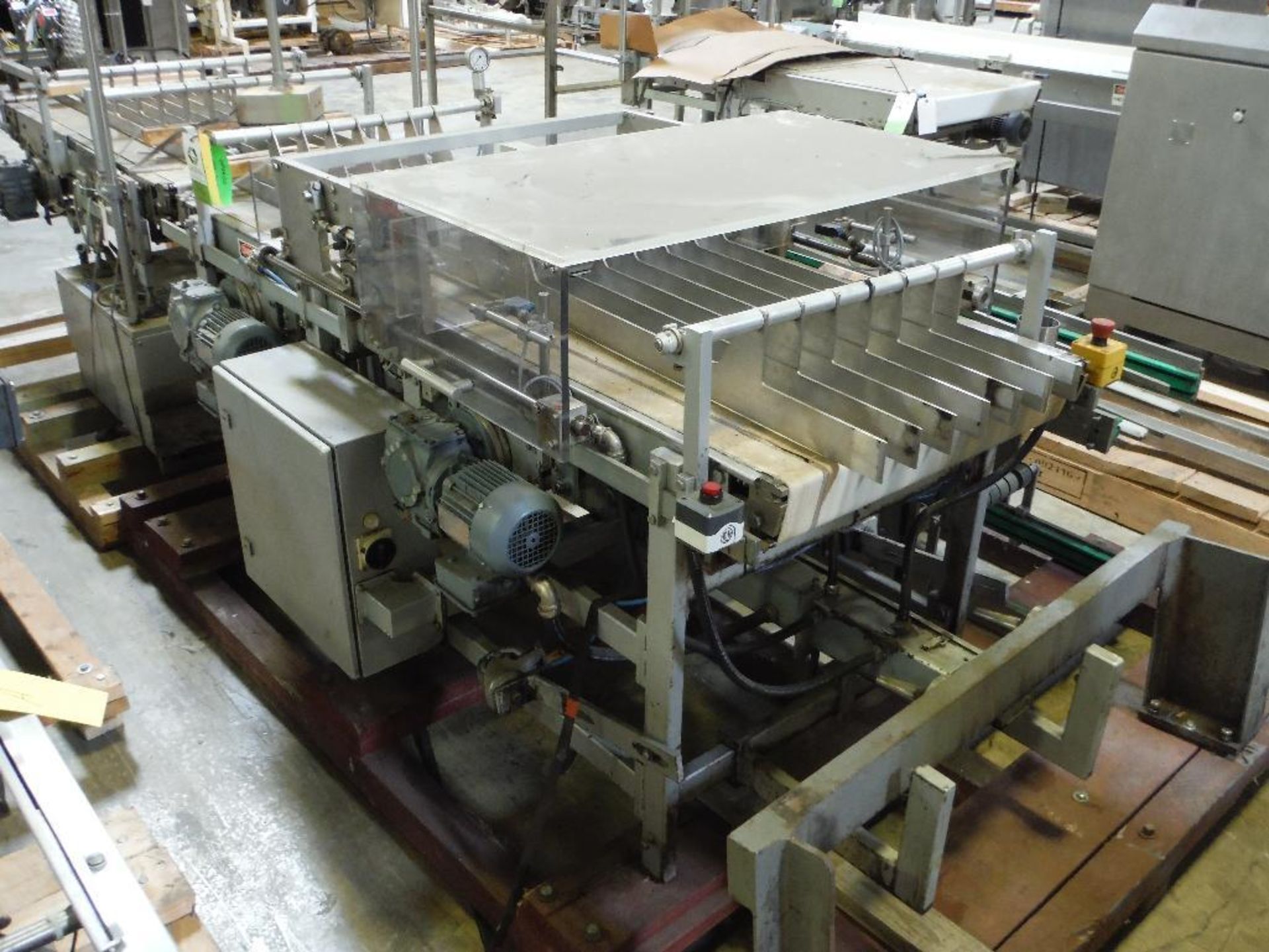 Sig 6 lane timing conveyor, 84 in. long x 27 in. wide, Type N-0B2-SP **Rigging FEE: $75 ** - Image 7 of 11