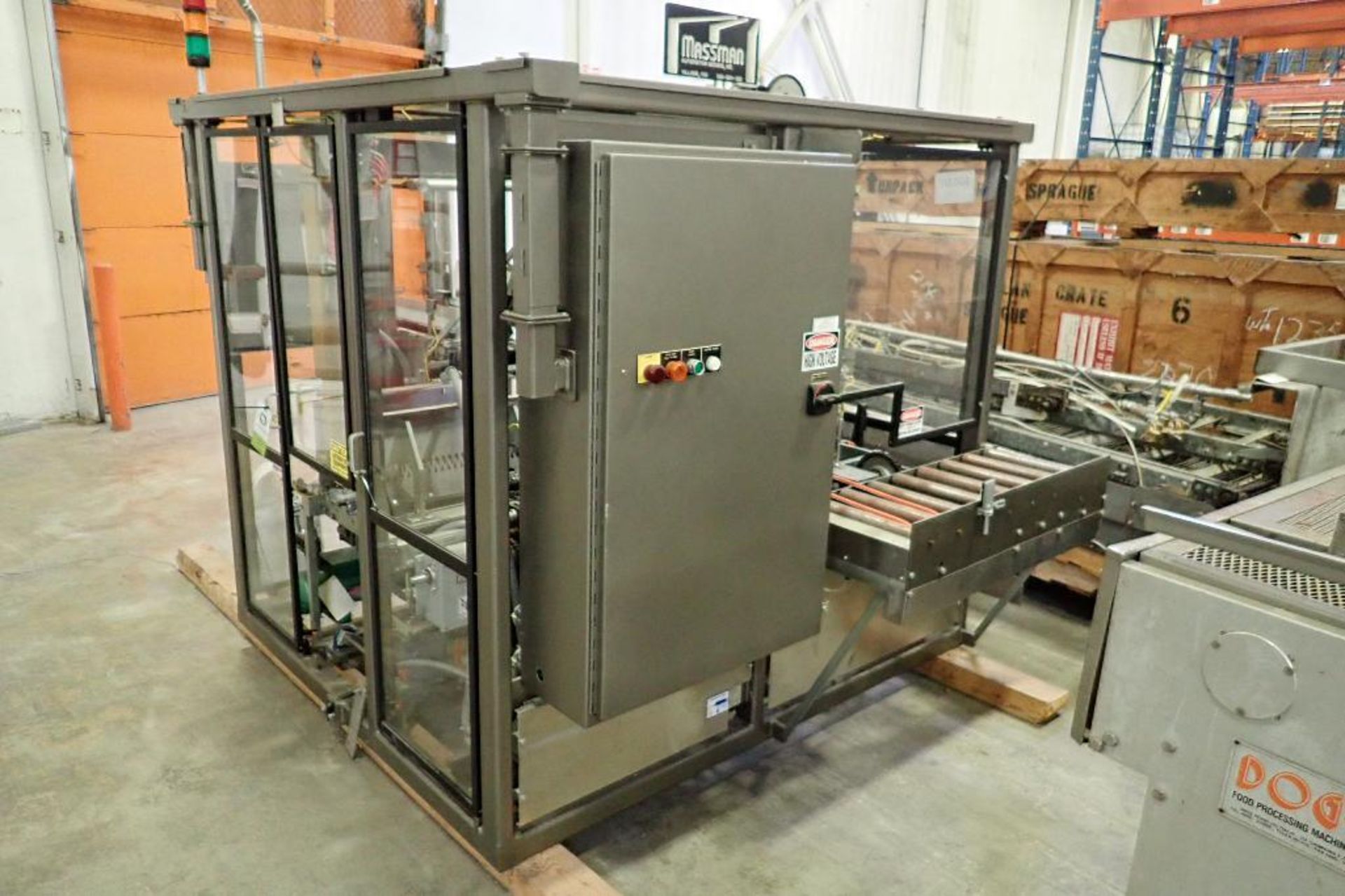 Massman small KD case packer CP71030, Model FA52.5, SN NH981207-1 **Rigging FEE: $200 ** - Image 5 of 12