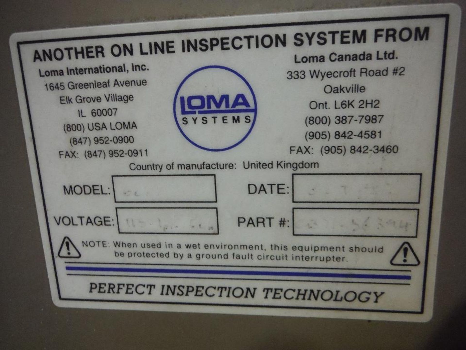 1997 Loma metal detector/check weigher combo, metal detector aperture 17.5 in. wide x 7 in. tall, Lo - Image 8 of 11