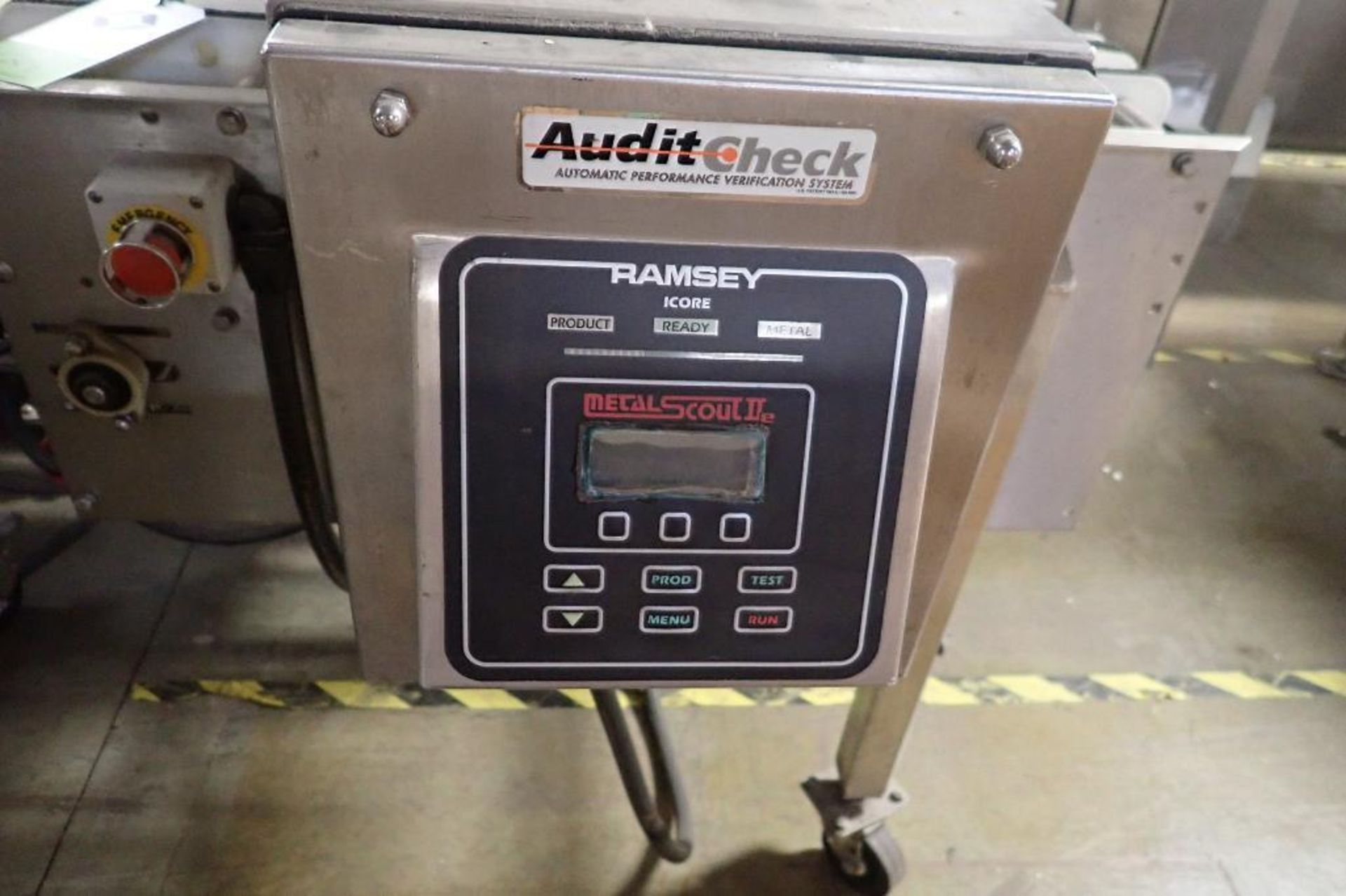 Ramsey metal detector check weigher combo, aperture 13.5 in. wide x 3.5 in. tall, SS frame, SN 99410 - Image 3 of 10