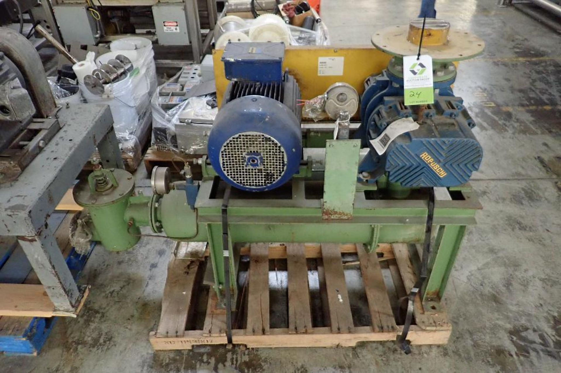 Rotary lobe blower package, Robuschi rotary lobe blower, Model RB50C/V, SN L8616 **Rigging FEE: $50