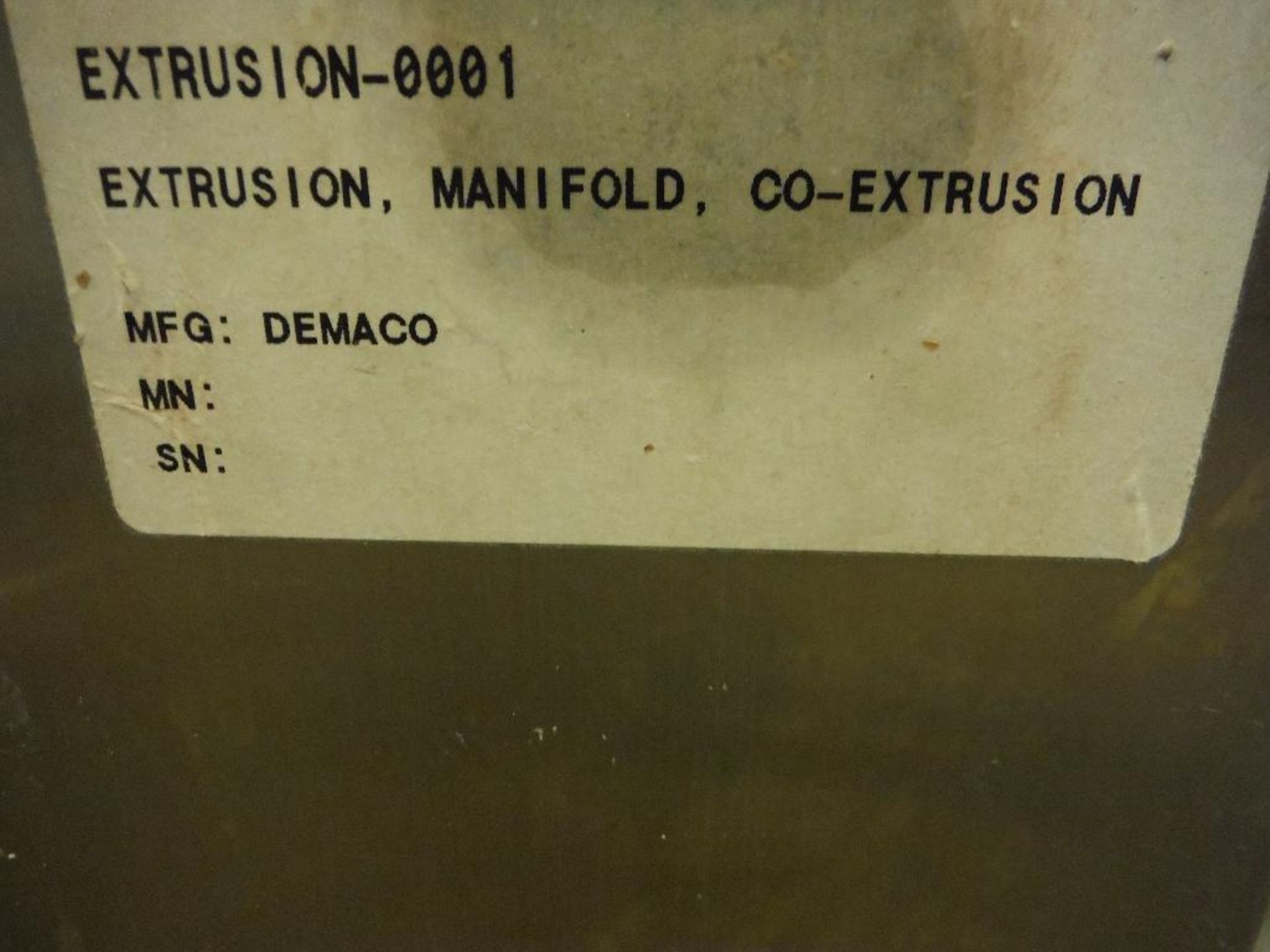 1978 Demaco extruder, Model C001, Job no 25304, 25 hp, 25 hp PowerFlex 70 vfd, last used for bagels - Image 15 of 15