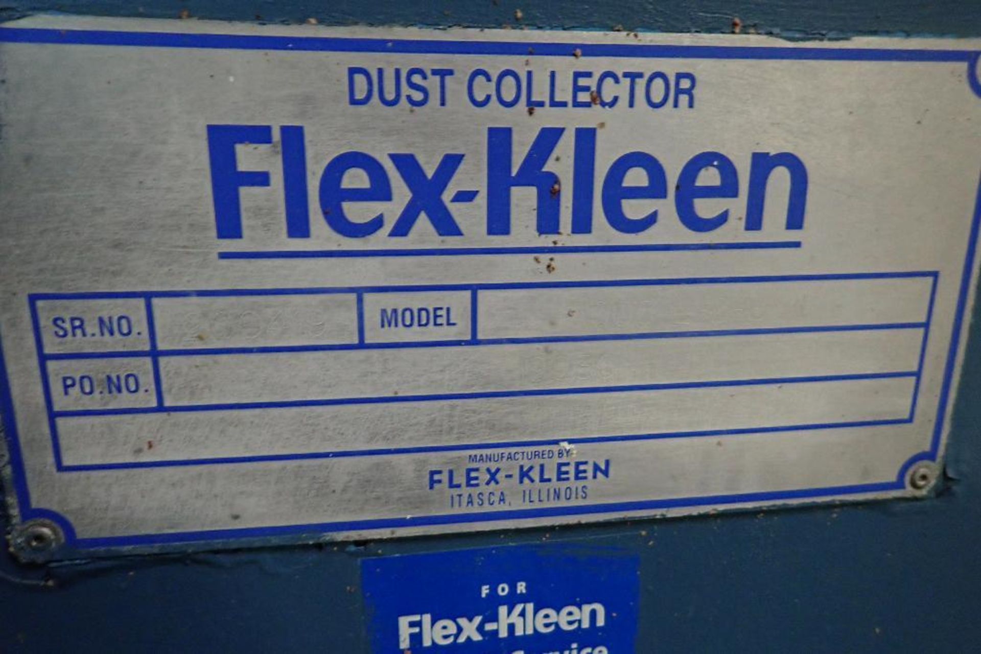 Flex-Kleen dust collector, Model 000 2-2-8 III, SN 200419 (2 skids) **Rigging FEE: $175 ** - Image 6 of 8